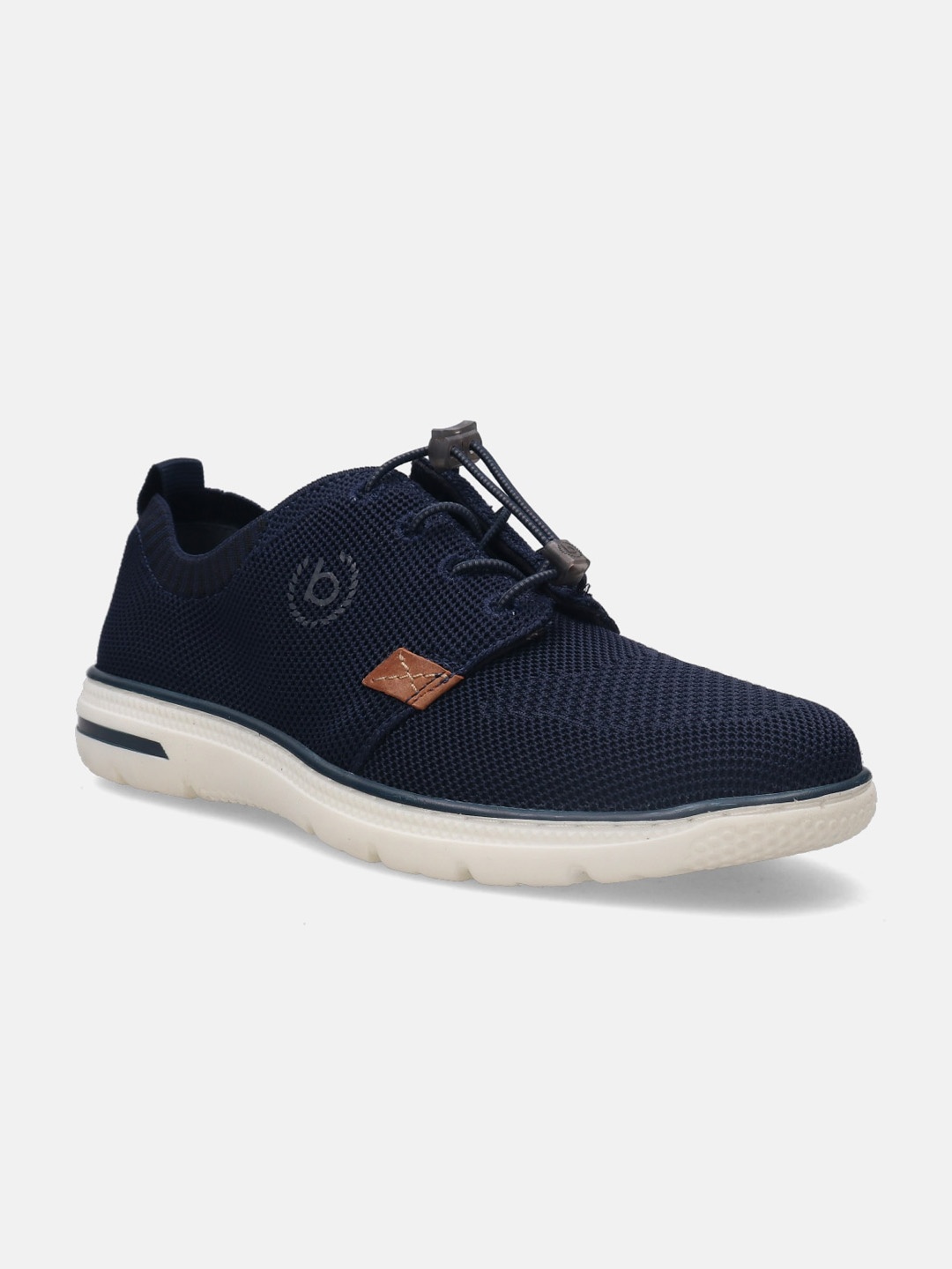 

Bugatti Bax Comfort Dark Blue Knitted Casual Shoes, Navy blue