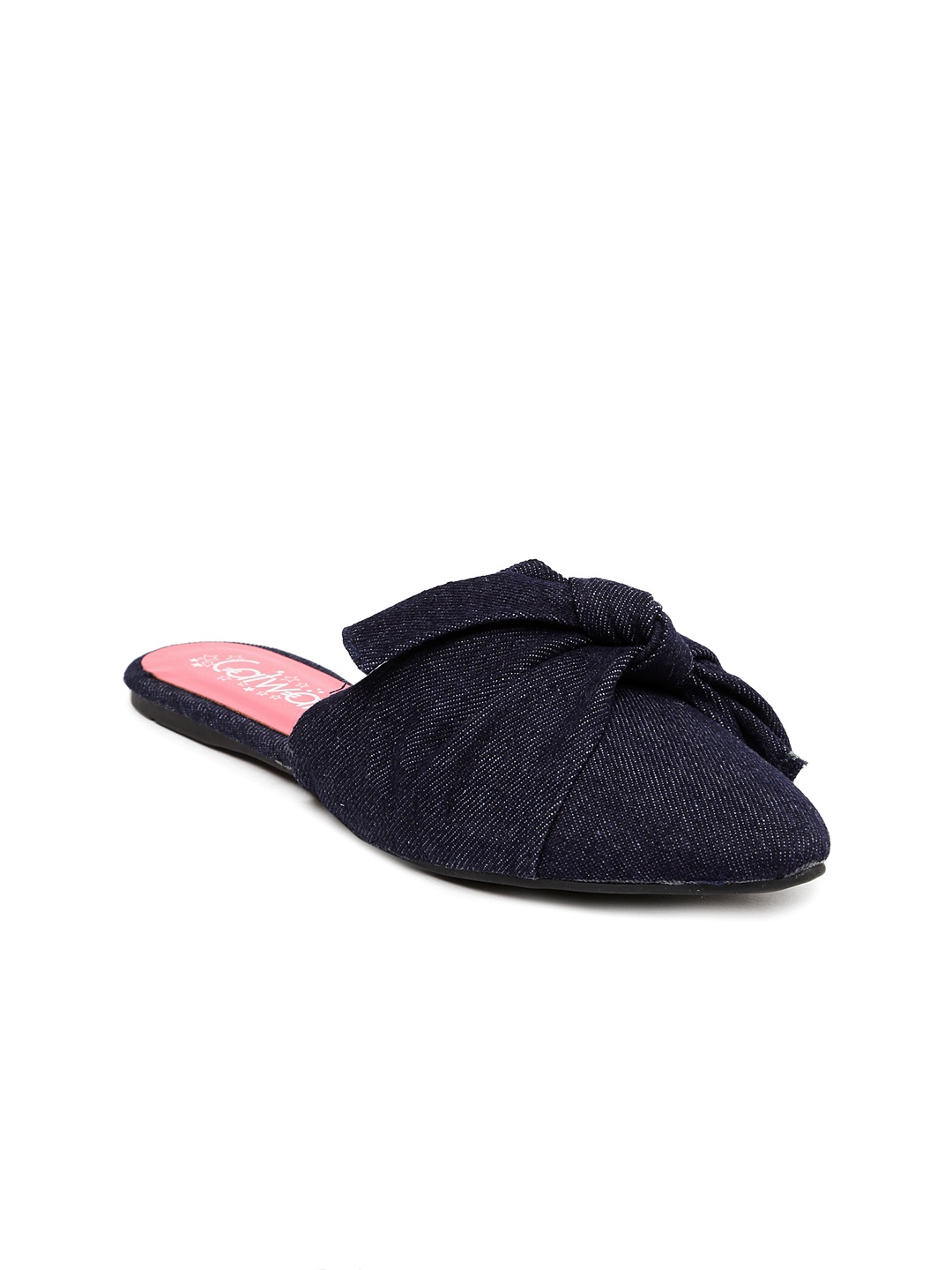 

Catwalk Women Blue Solid Denim Mules