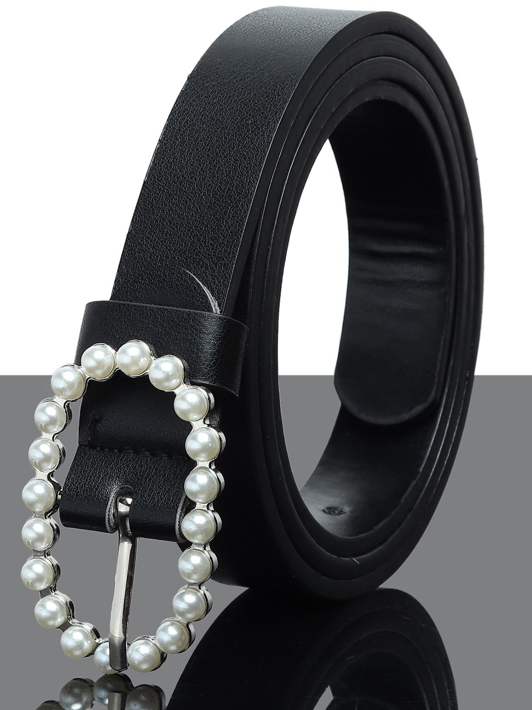 

DressBerry Women Black Solid Casual Belt