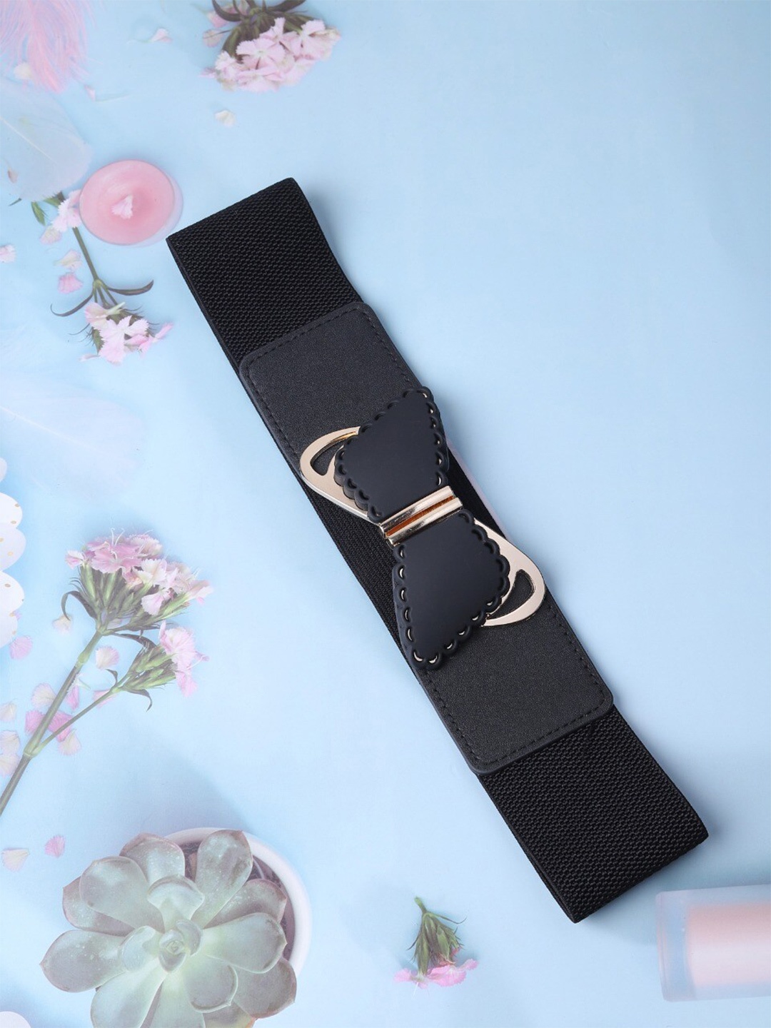 

DressBerry Women Black Stretchable Casual Belt