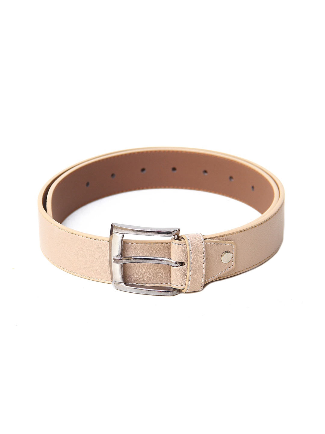 

Calvadoss Men Solid Casual Belt, Beige