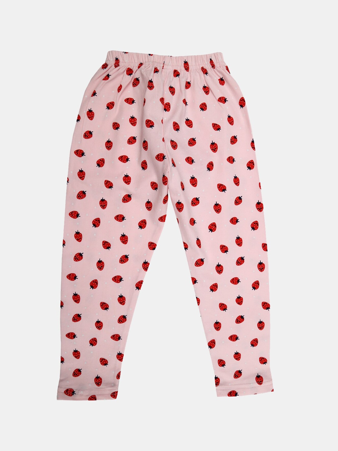 

V-Mart Girls Printed Ankle Length Leggings, Pink