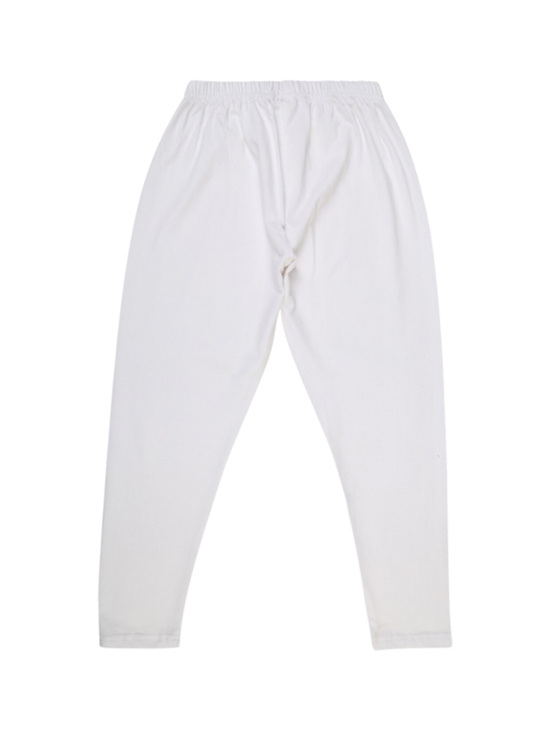

V-Mart Girls Churidar Length Cotton Lycra Leggings, White