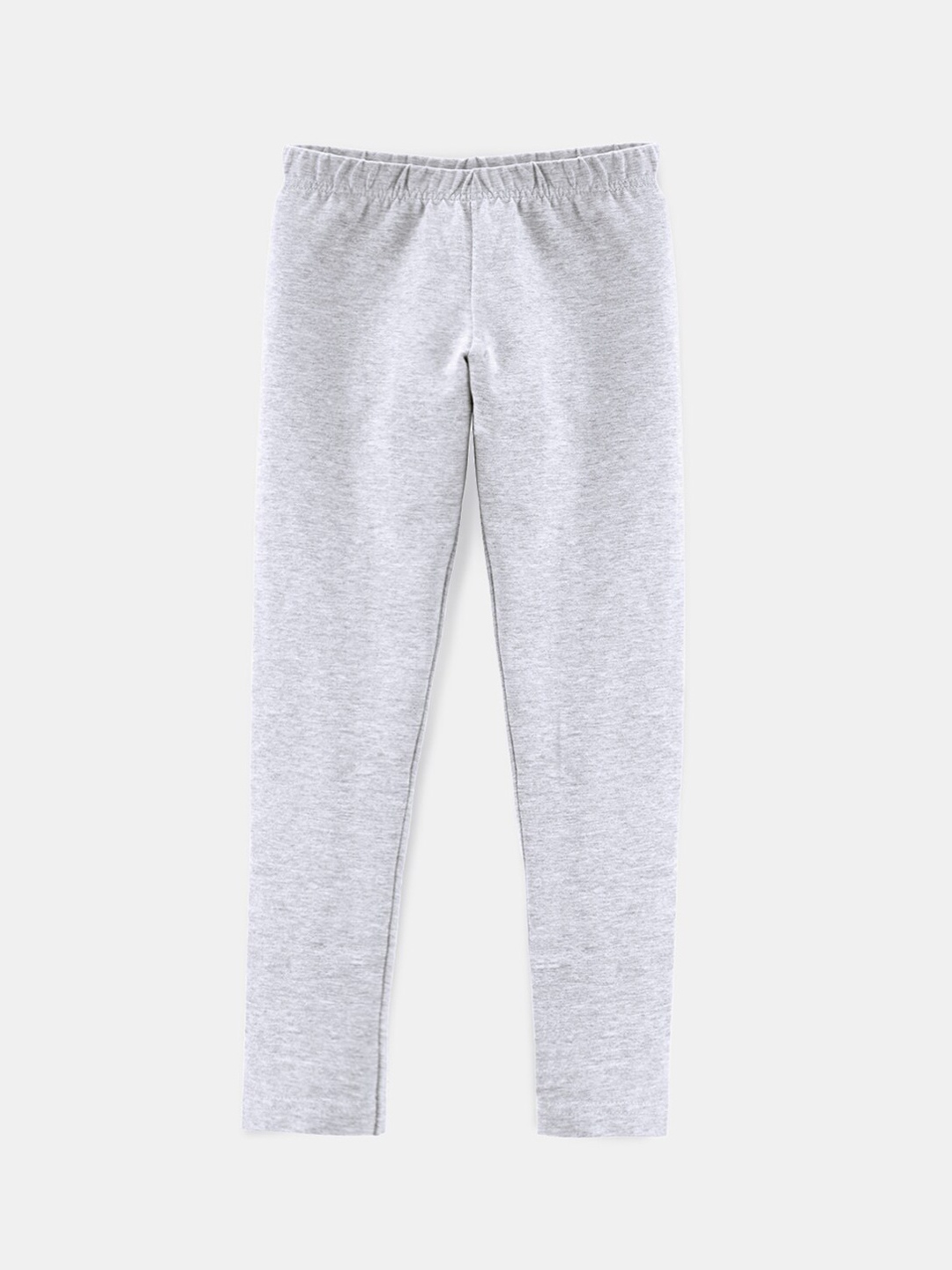 

V-Mart Girls Churidar Length Cotton Lycra Leggings, Grey