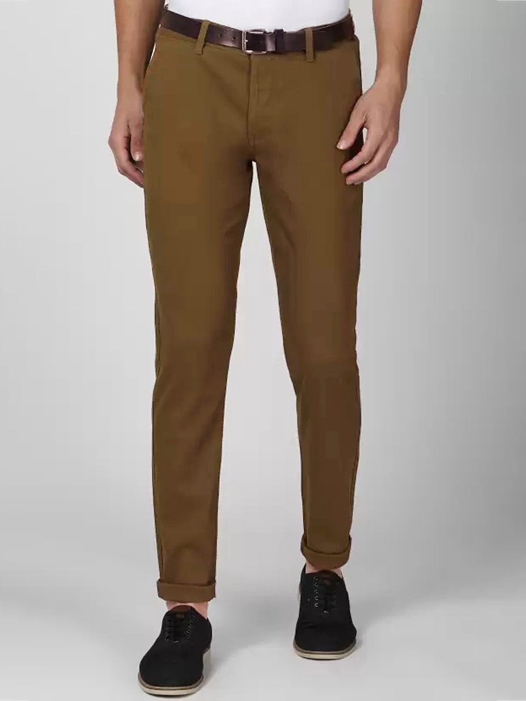 

FUBAR Men Slim Fit Easy Wash Chinos Trousers, Khaki