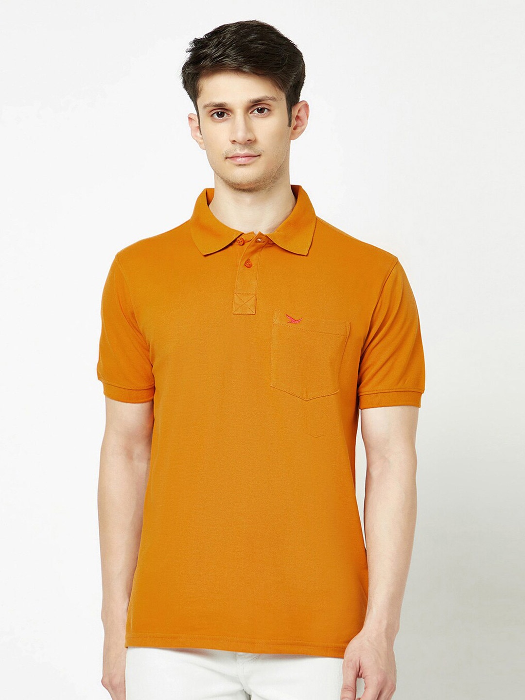 

HiFlyers Polo Collar Short Sleeves T-shirt, Mustard