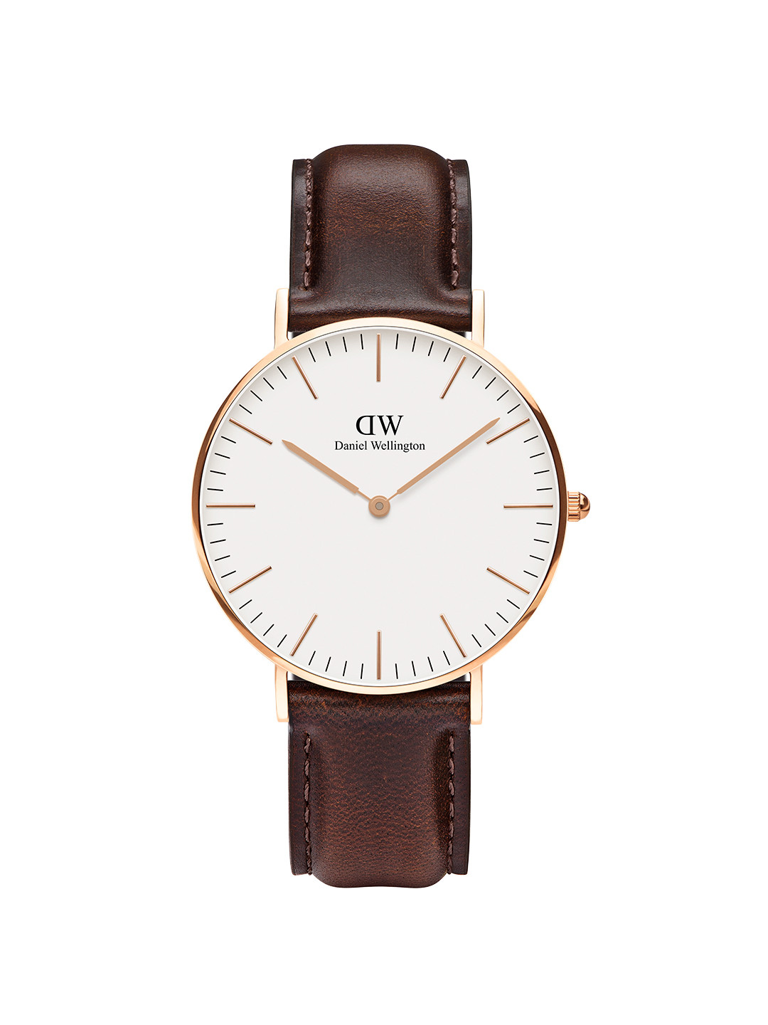 

Daniel Wellington Unisex Classic Bristol Round Analogue Watch- DW00100039, White