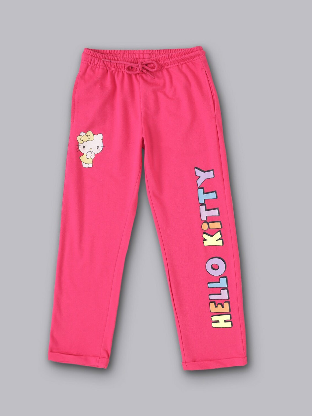 

Kids Ville Girls Hello Kitty Printed Jogger, Pink