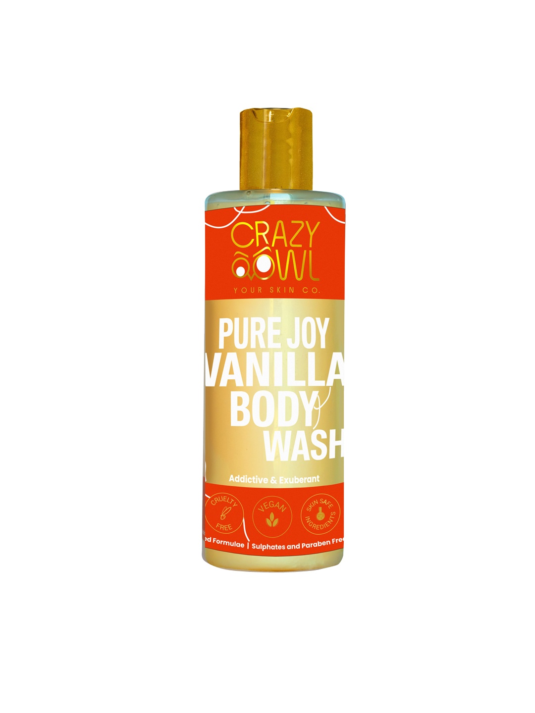 

CRAZY OWL Pure Joy Vanilla Body Wash - 250ml, Cream
