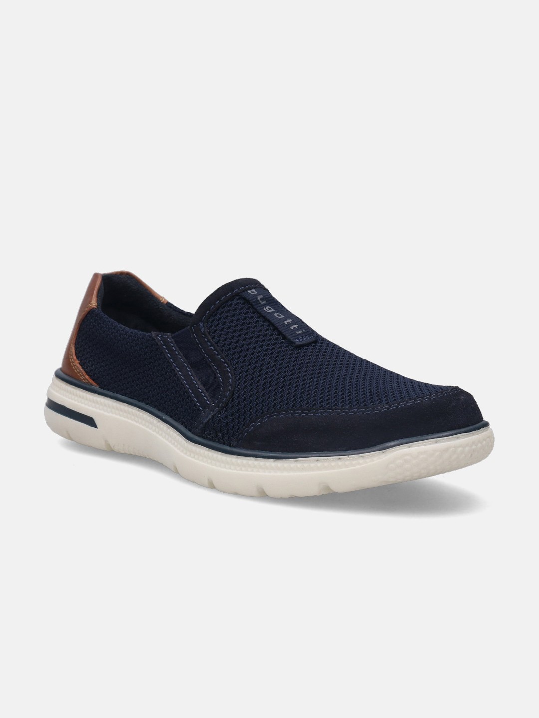 

Bugatti Bax Comfort Dark Blue Knitted Casual Loafers