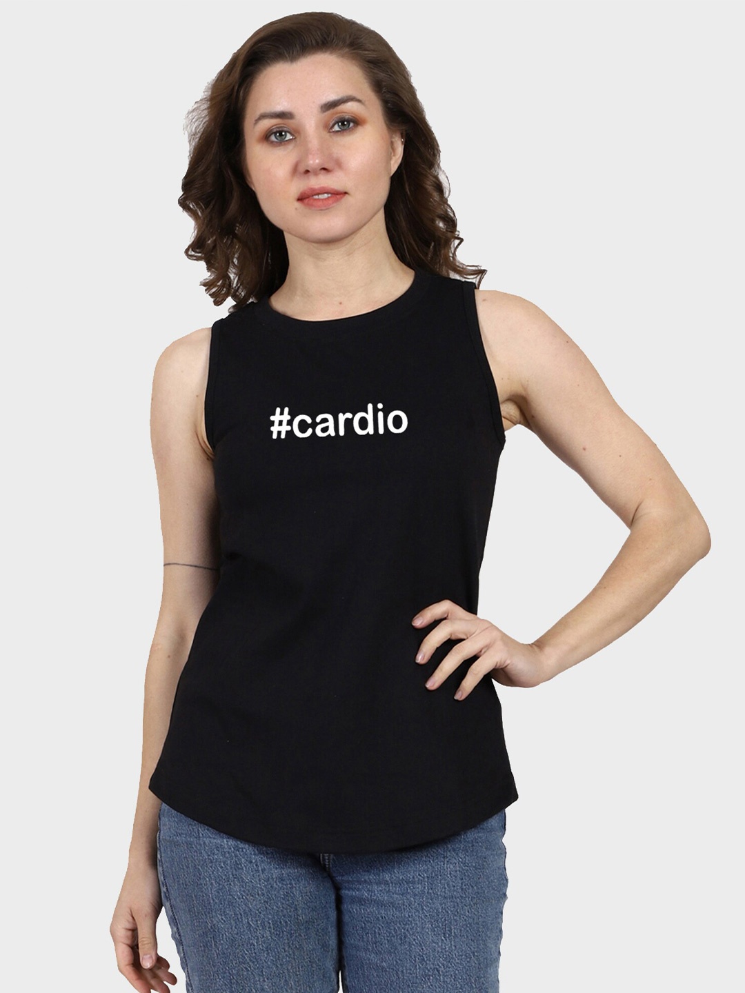 

T-SHIRT TRUCK Typography Printed Cotton T-shirts, Black