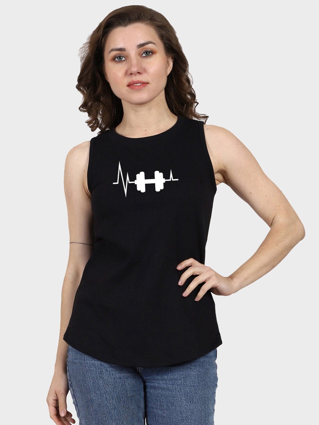 

T-SHIRT TRUCK Typography Printed Cotton T-shirts, Black
