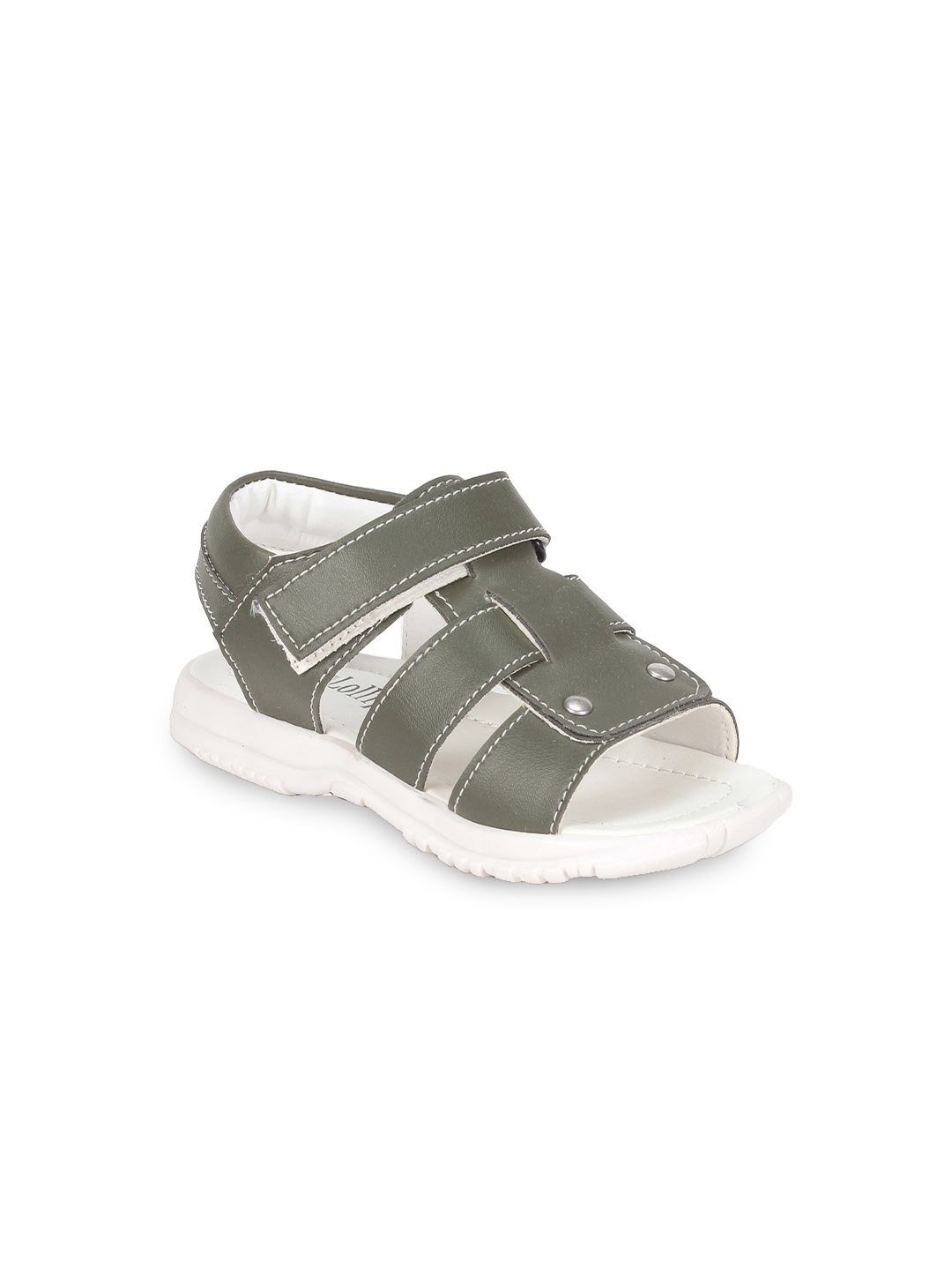 

Lil Lollipop Kids Textured Comfort Sandals, Green