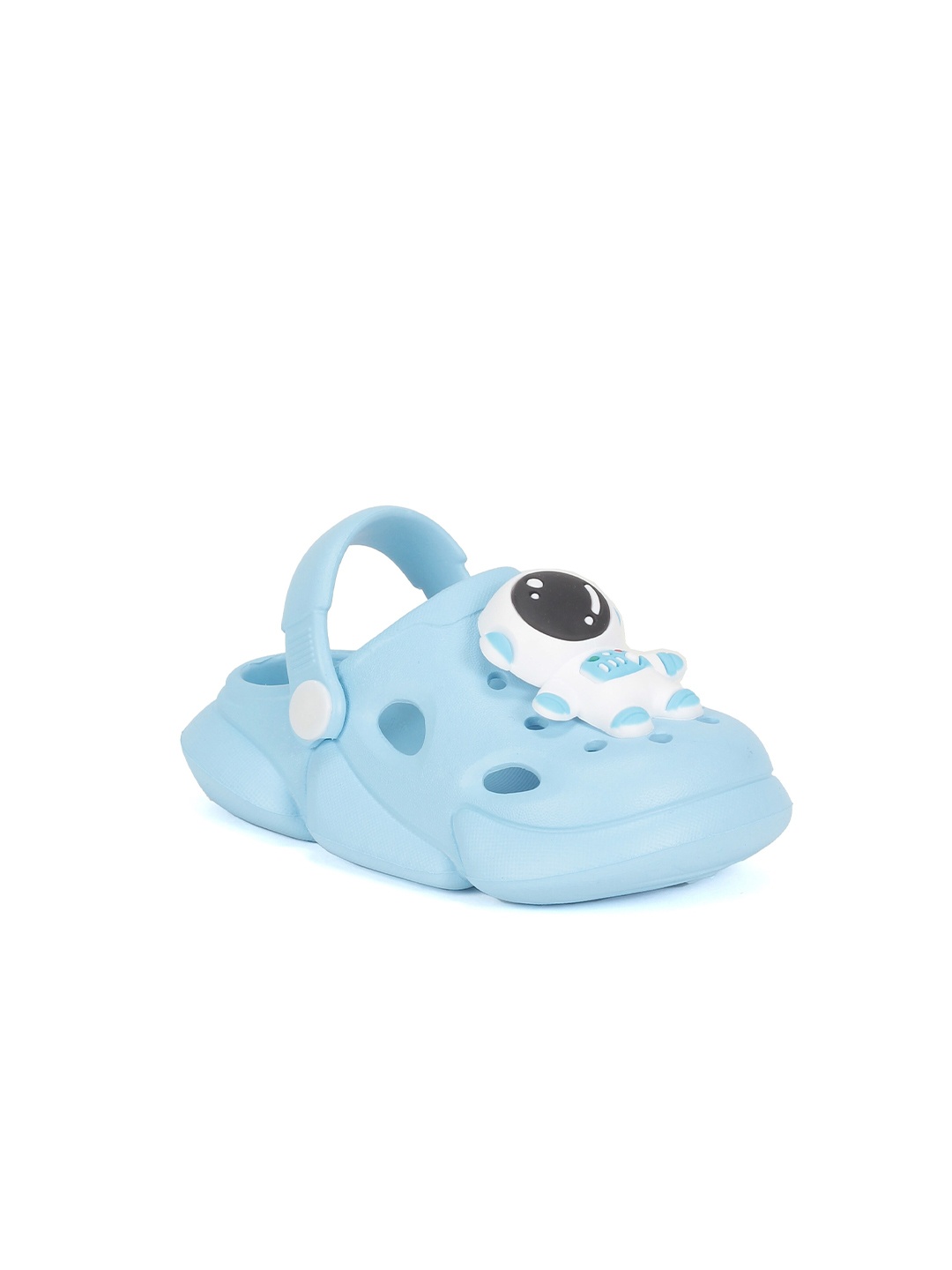 

Lil Lollipop Kids Space Man Astronaut Applique Anti-Slip Clogs, Blue