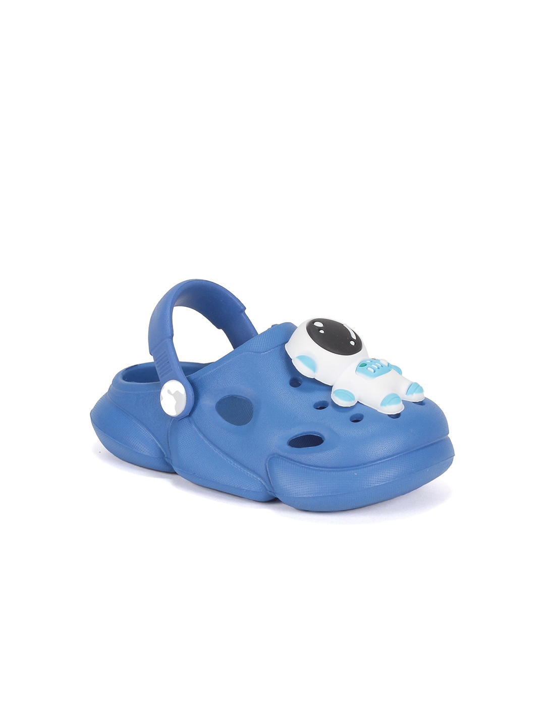 

Lil Lollipop Kids Space Man Astronaut Applique Anti-Slip Clogs, Navy blue