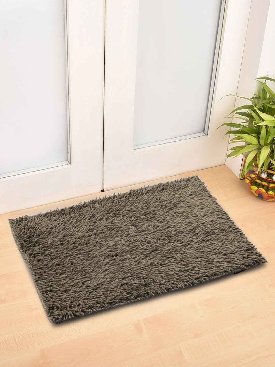 

FABINALIV Brown Fade Rectangular Shaped Anti-Skid Doormat