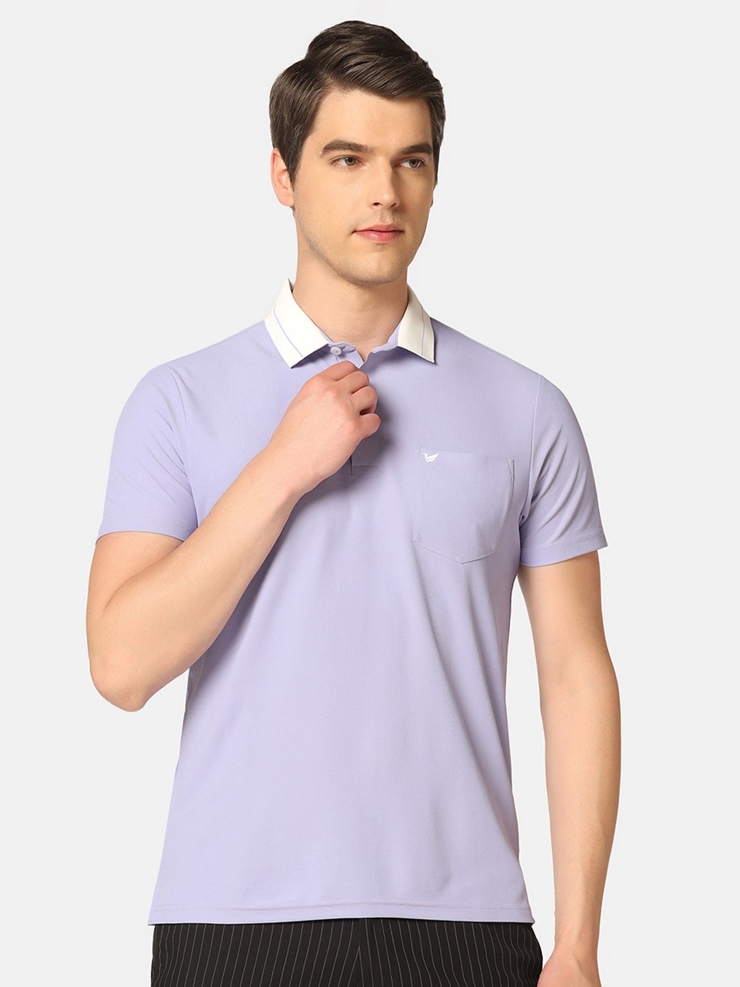 

Blackberrys TechPro Polo Collar Slim Fit T-Shirt, Lavender