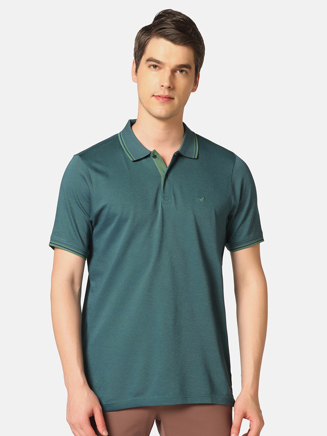 

Blackberrys Polo Collar Slim Fit T-shirt, Green