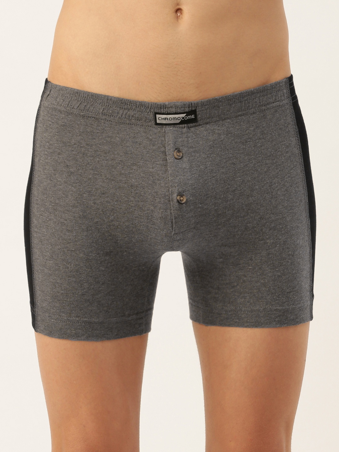 

Chromozome Men Colourblocked Pure Cotton Premium Trunk 8902733639026, Grey
