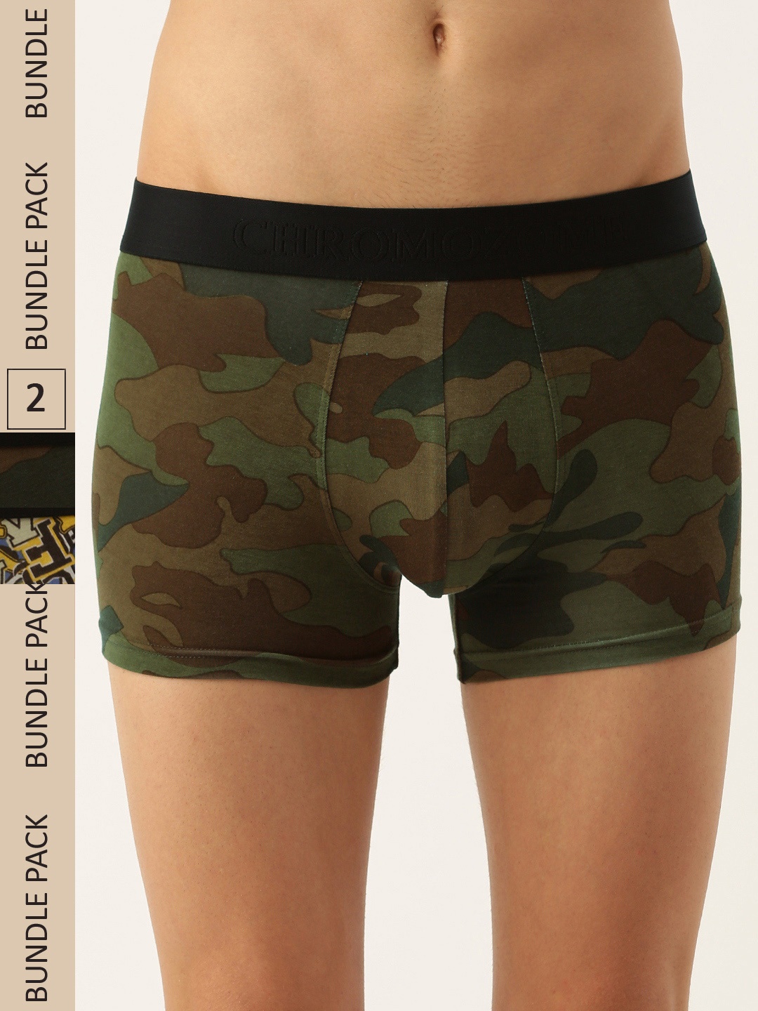 

Chromozome Men Pack of 2 Ultra-Premium Printed Trunks 8902733641500, Multi