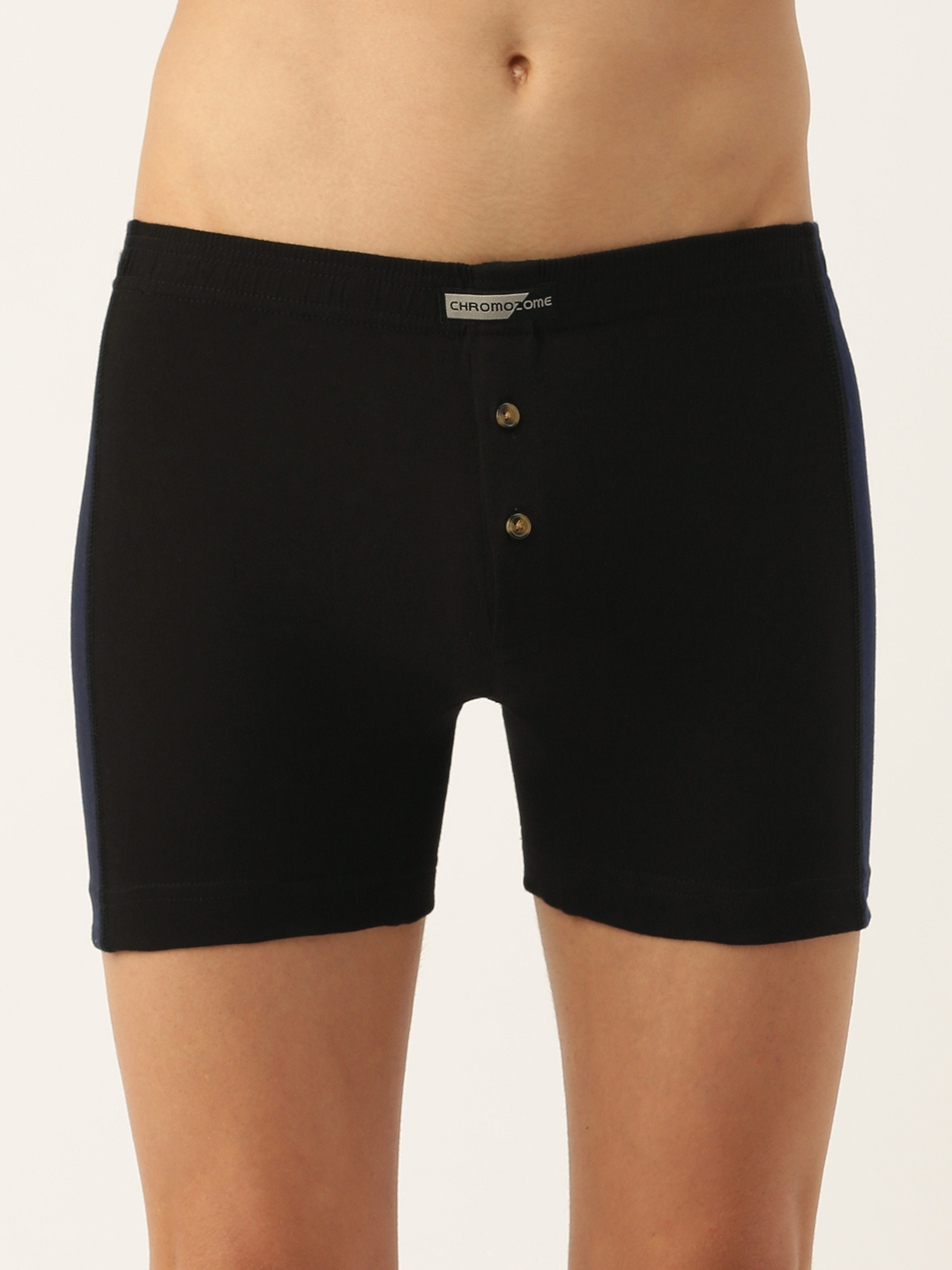 

Chromozome Men Colourblocked Premium Pure Cotton Trunk 8902733638982, Black
