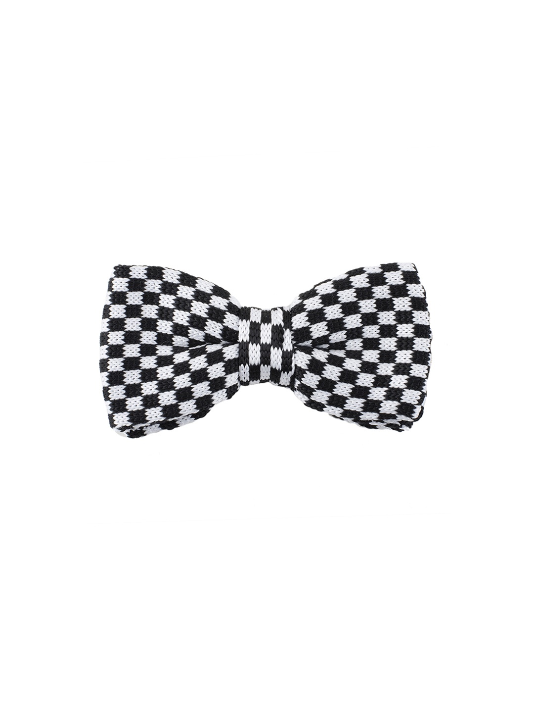 

Tossido White & Black Woven Design Bow Tie