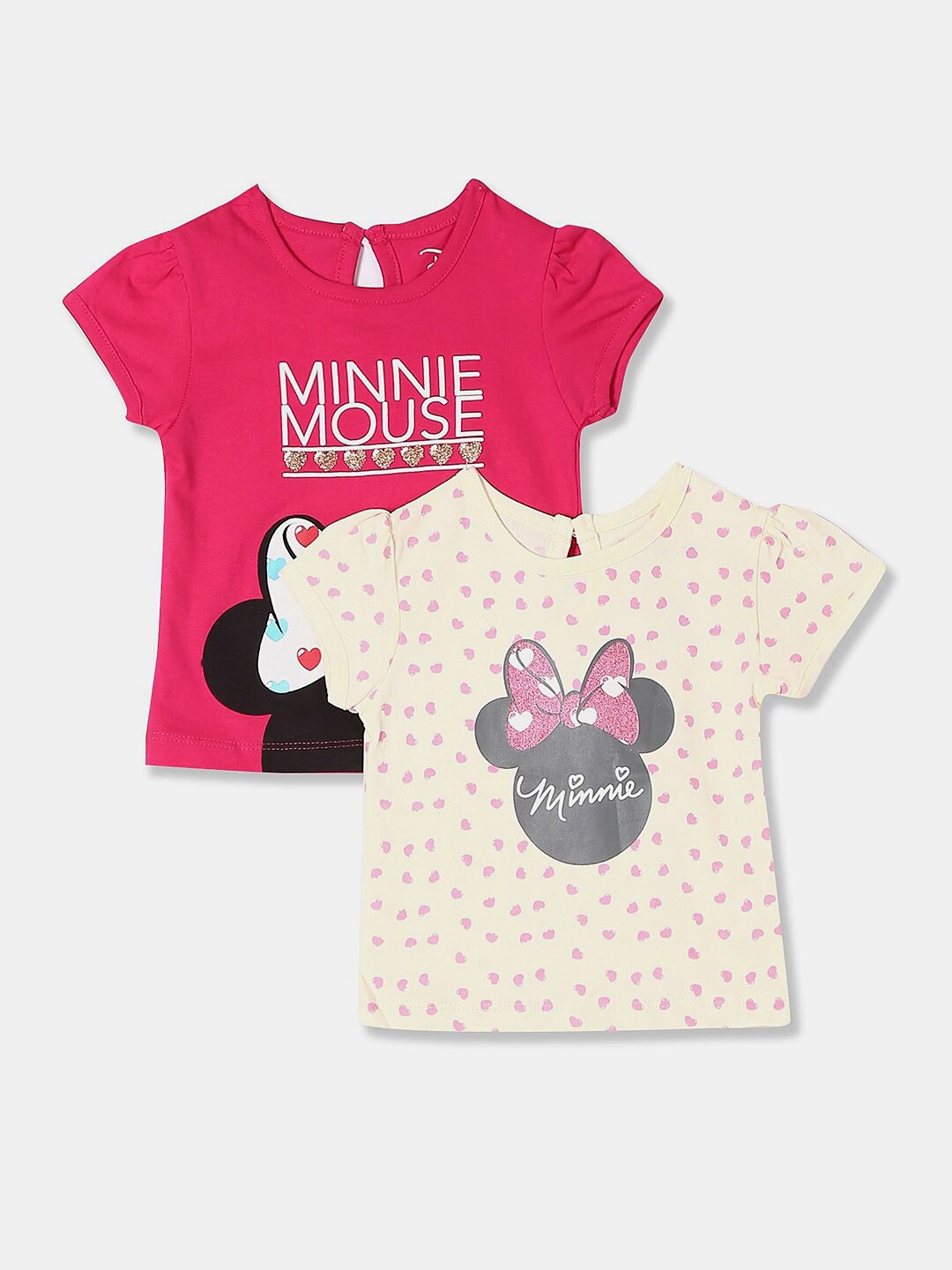 

V-Mart Kids Typography Printed Round Neck Short Sleeves Cotton T-shirt, Pink