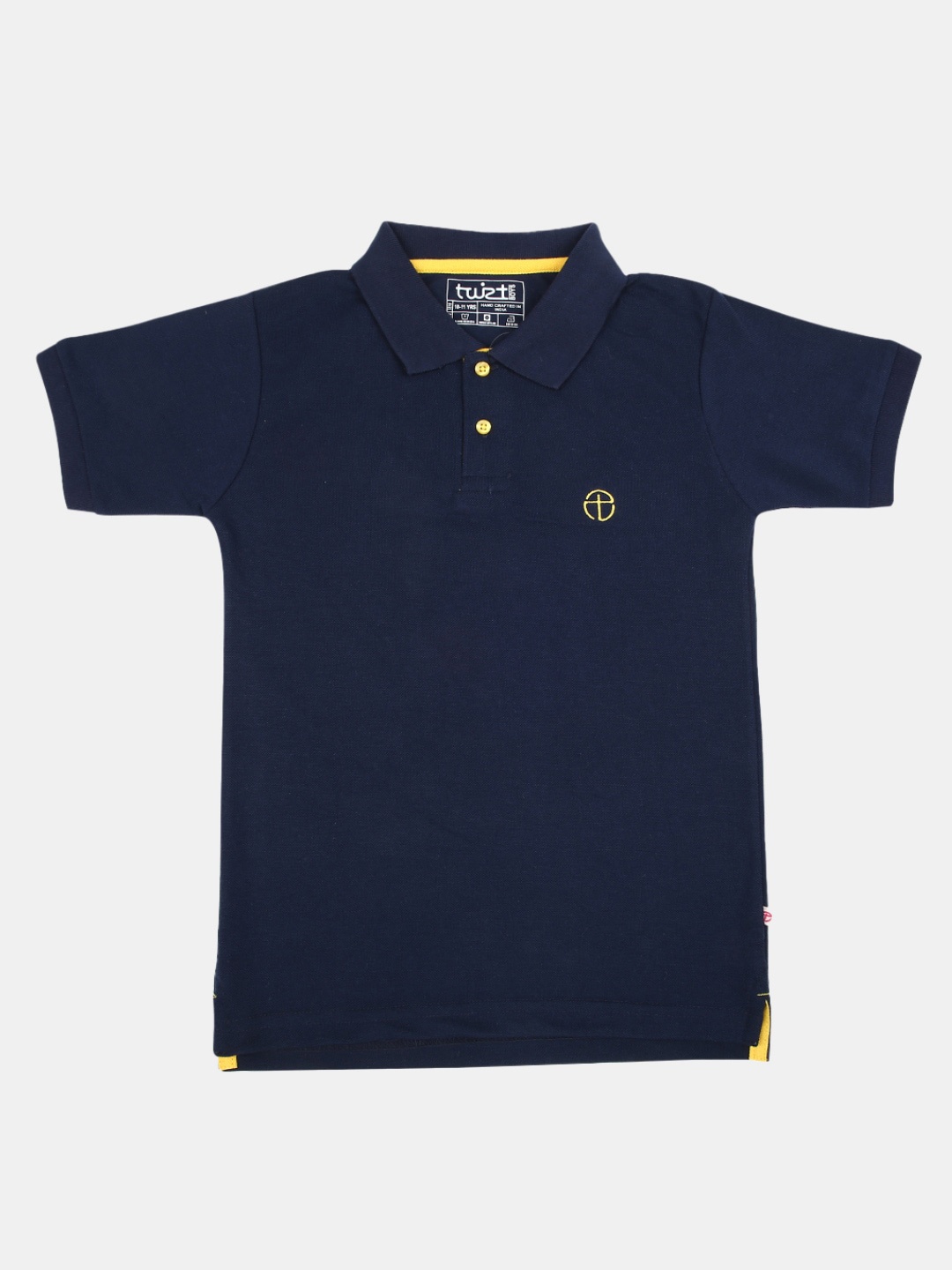 

V-Mart Boys Polo Collar Cotton Casual T-Shirts, Navy blue