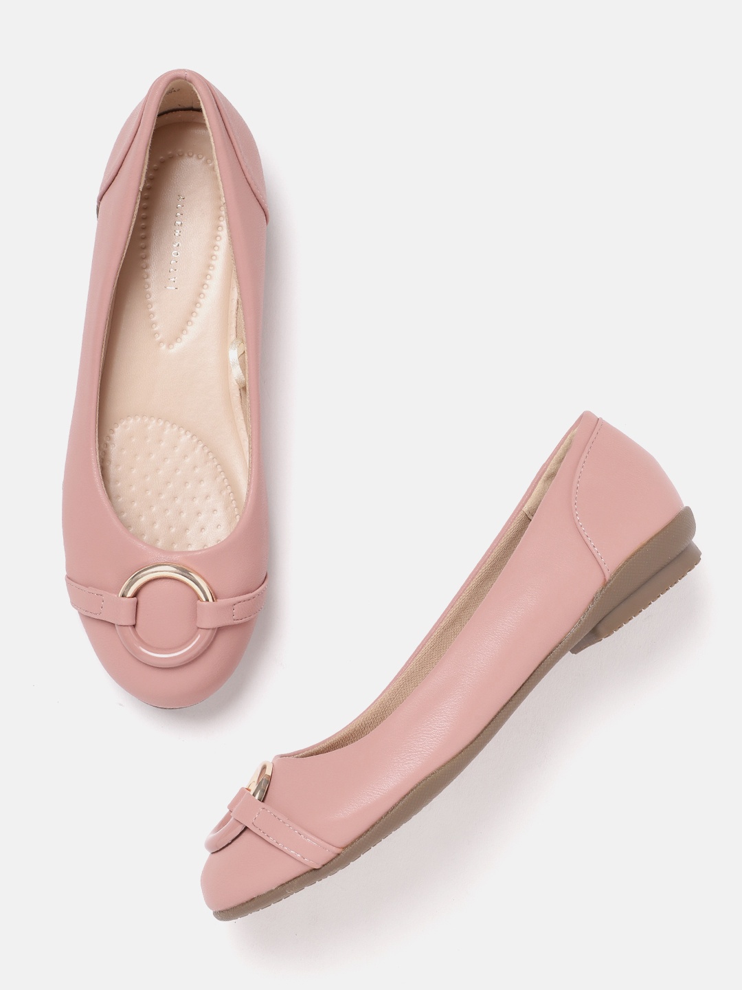 

Allen Solly Women Ballerinas with Metal Detail, Rose