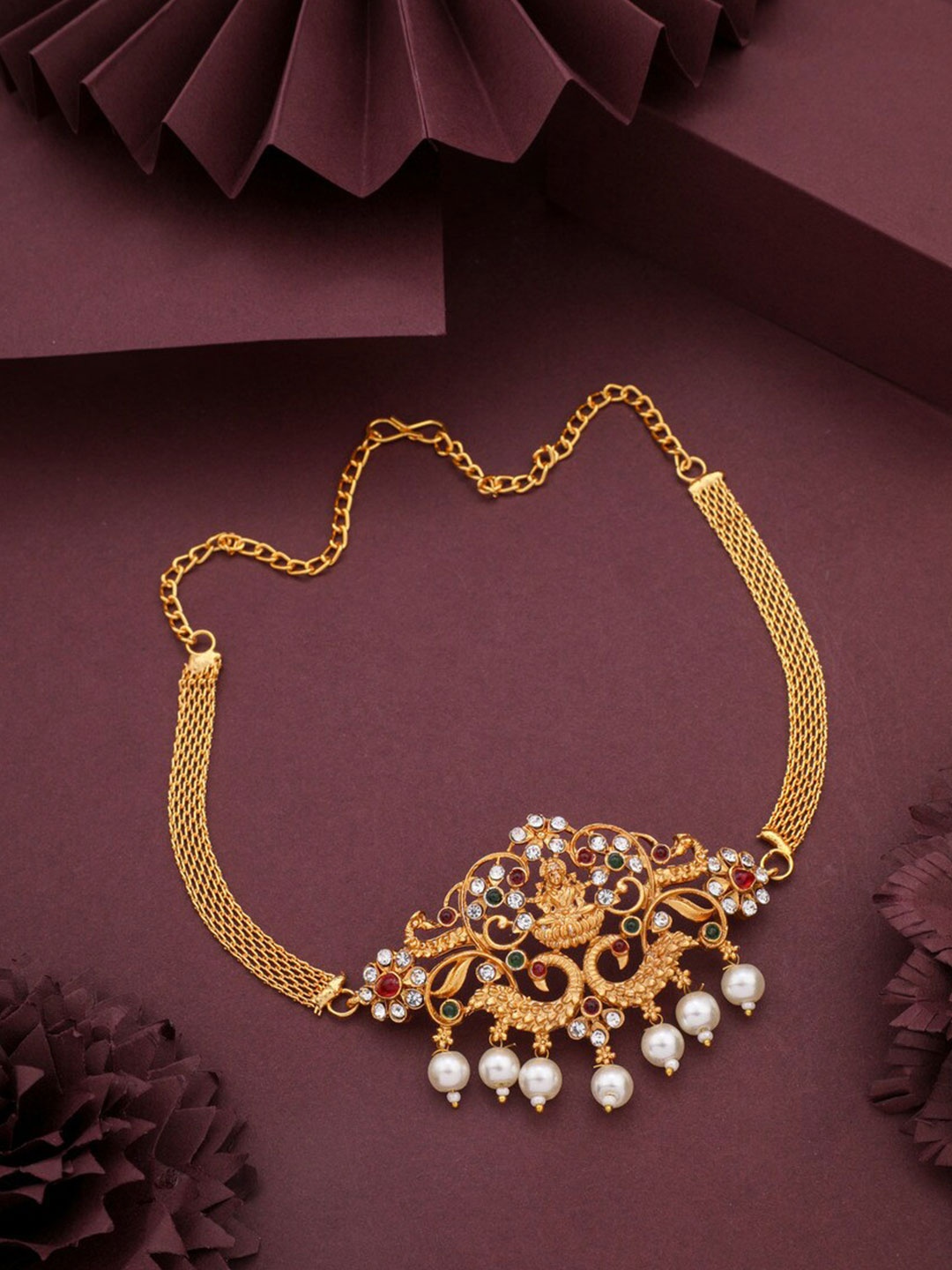 

ROFARWORD Gold-Plated Traditional Choker Necklace
