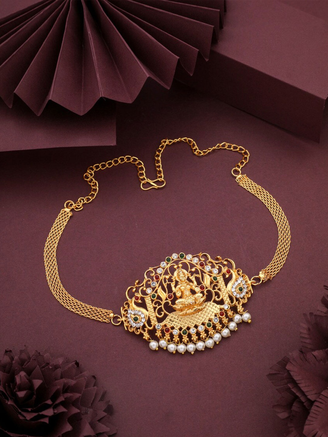 

ROFARWORD Gold-Plated Traditional Choker Necklace