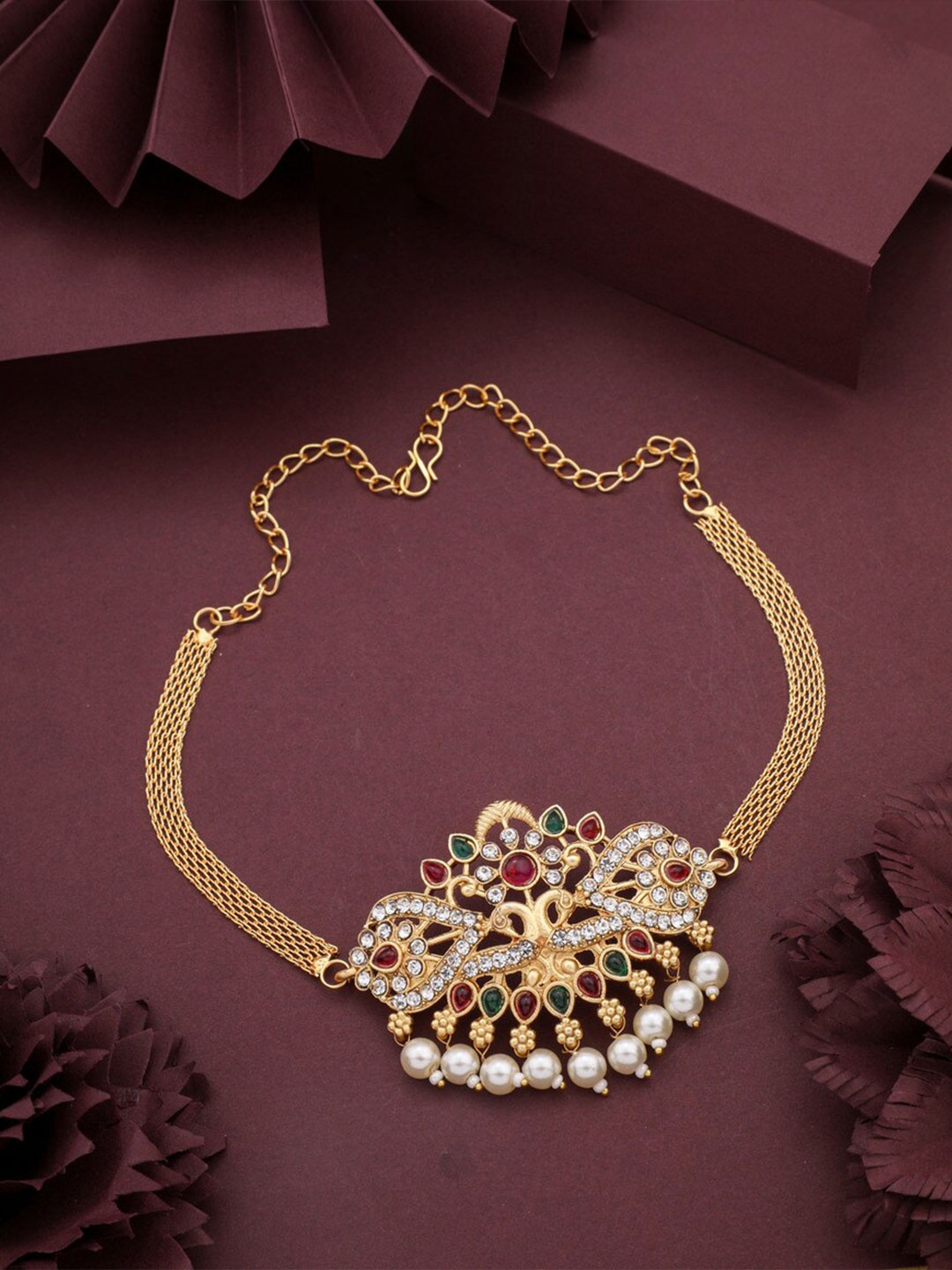 

ROFARWORD Gold-Plated Choker Necklace