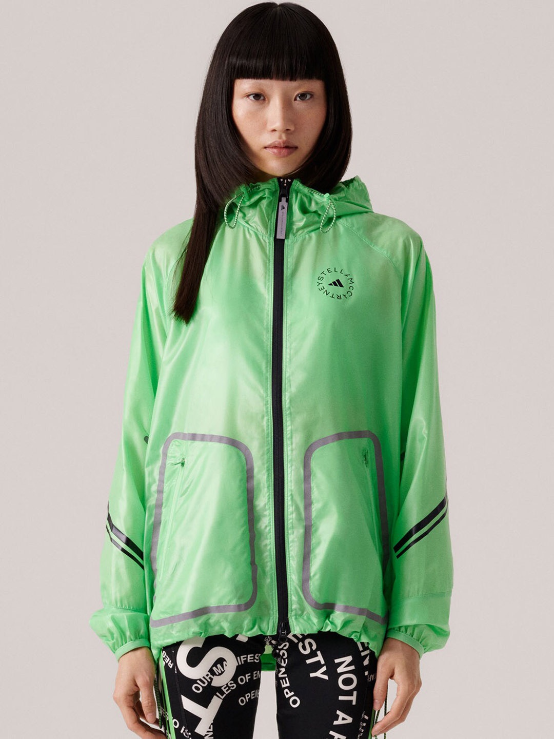 

ADIDAS By Stella Mccartney Running Sporty Jacket, Green