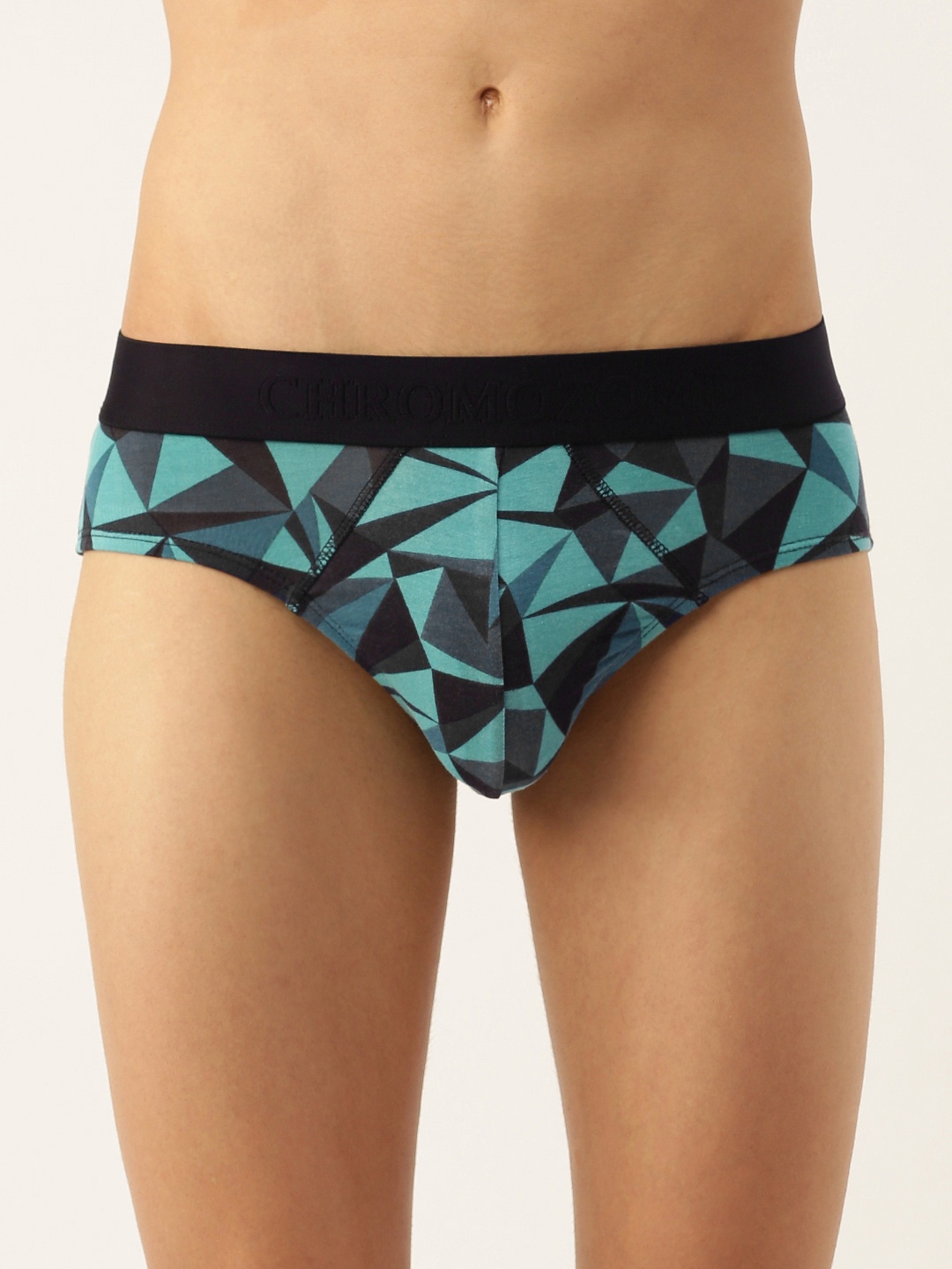 

Chromozome Men Printed Ultra Premium Micro Modal Basic Briefs 8902733634229, Black