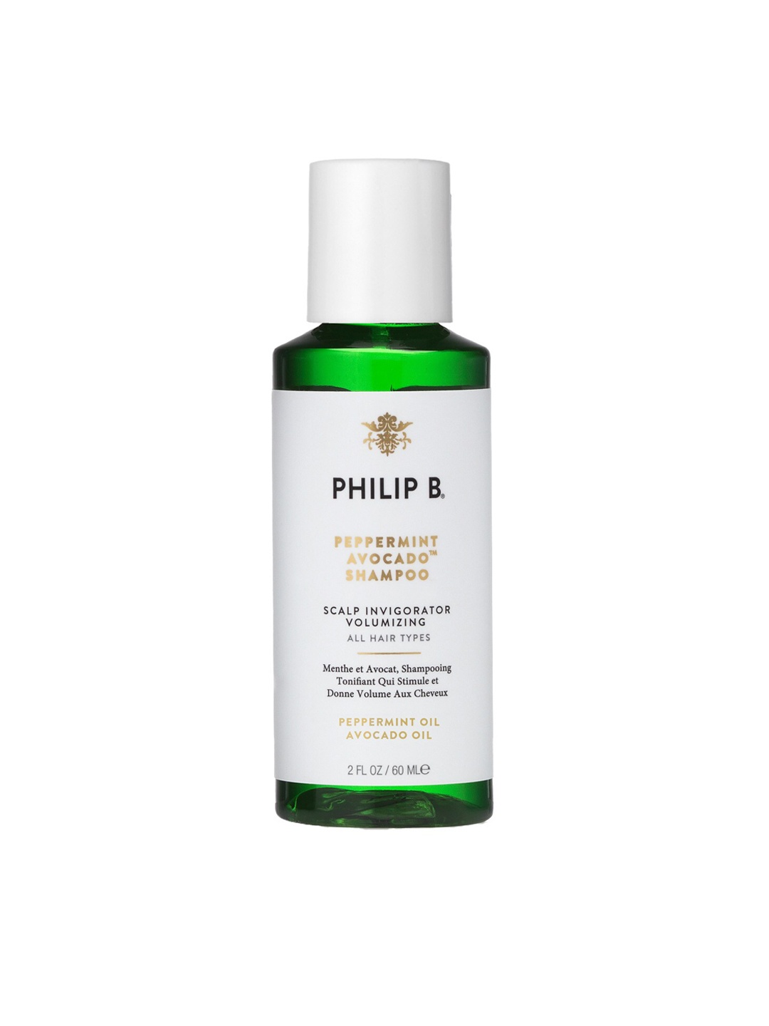 

Philip B Peppermint Avocado Shampoo - 60ml, White