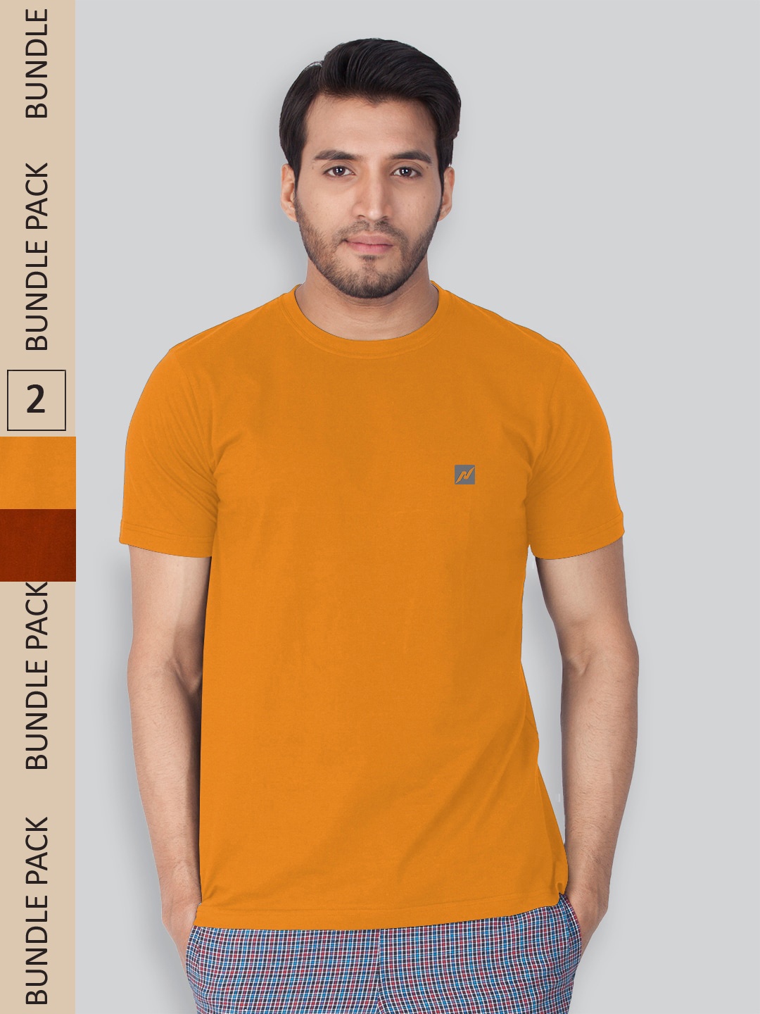 

LUX NITRO Pack Of 2 Anti Odour Lounge T-shirts, Maroon