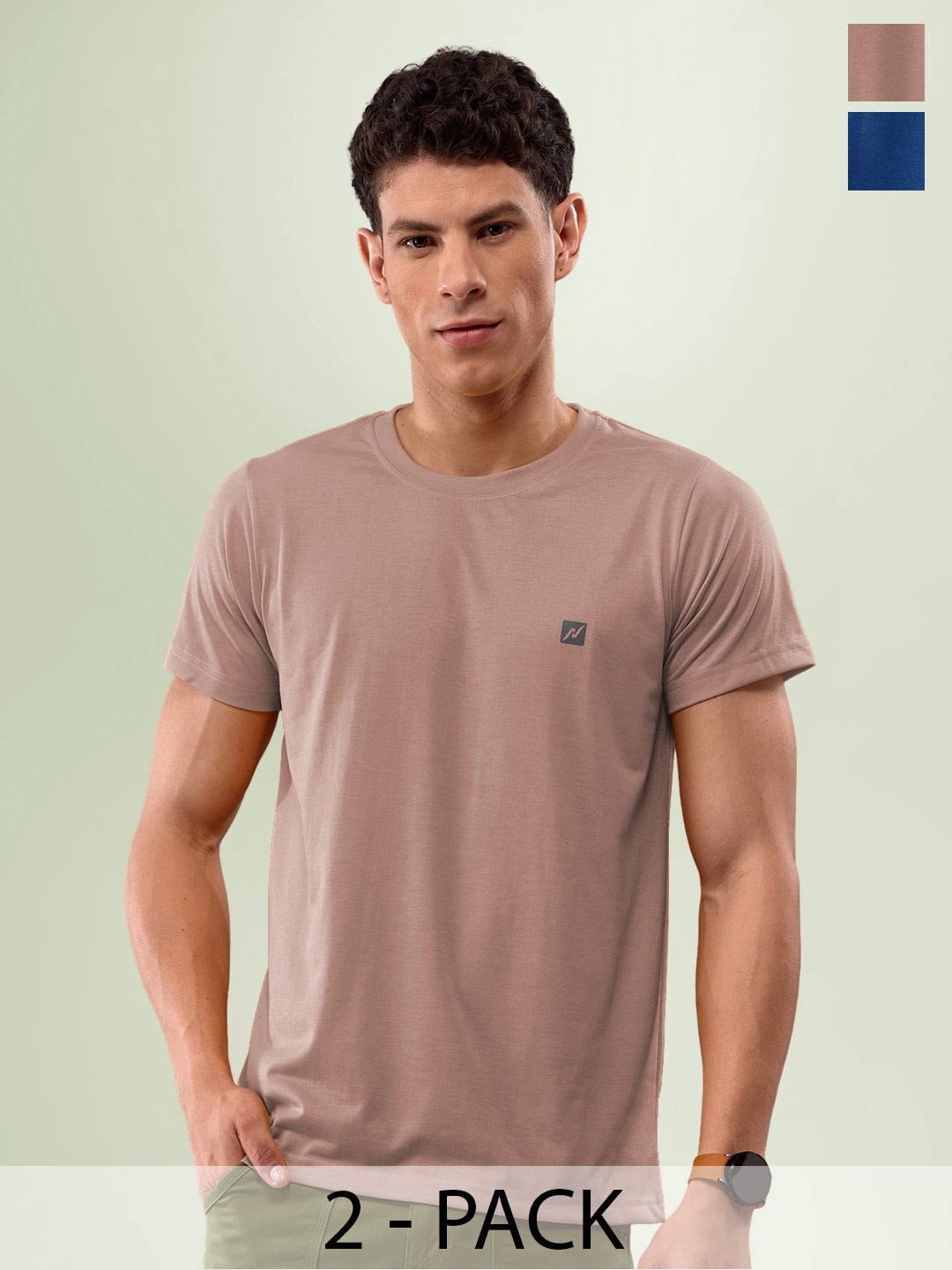 

LUX NITRO Pack Of 2 Lounge T-shirt, Navy blue