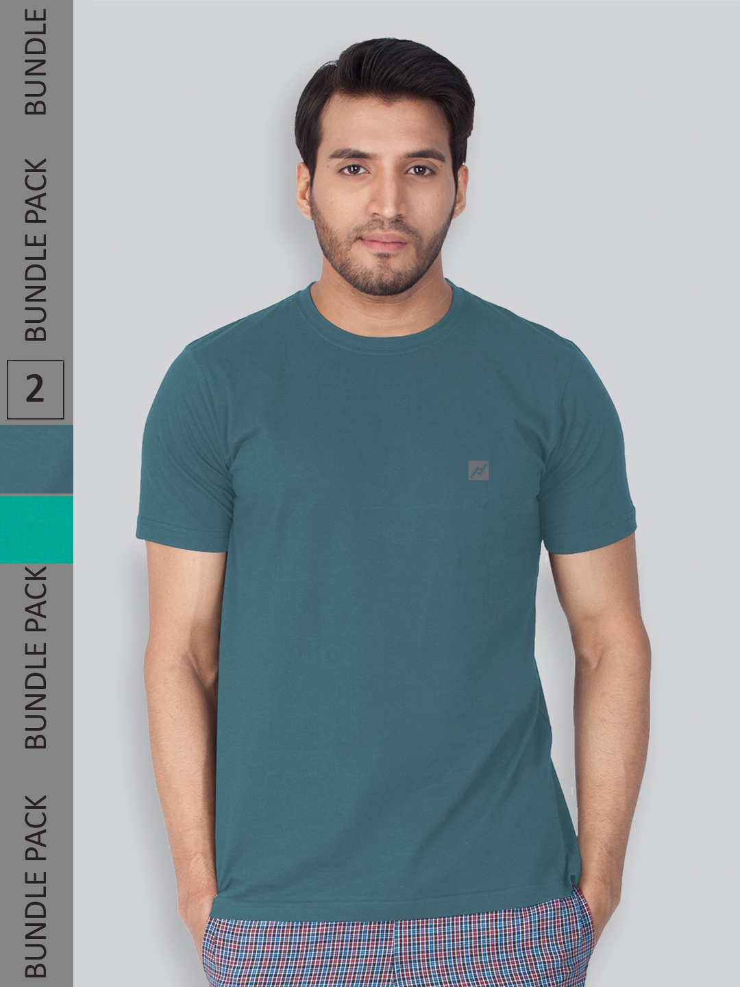 

LUX NITRO Pack Of 2 Lounge T-Shirts, Teal