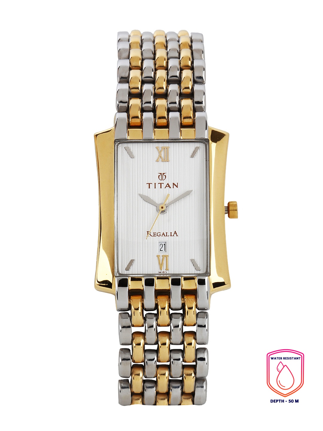 

Titan Men White Dial Watch NE1927BM01