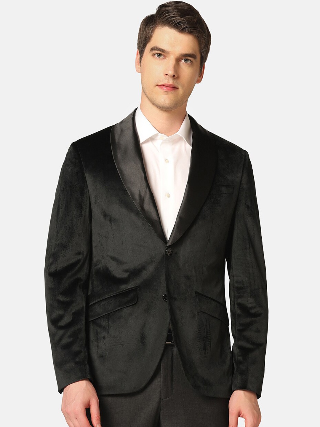 

Blackberrys Slim-Fit Single Breasted Blazer, Black