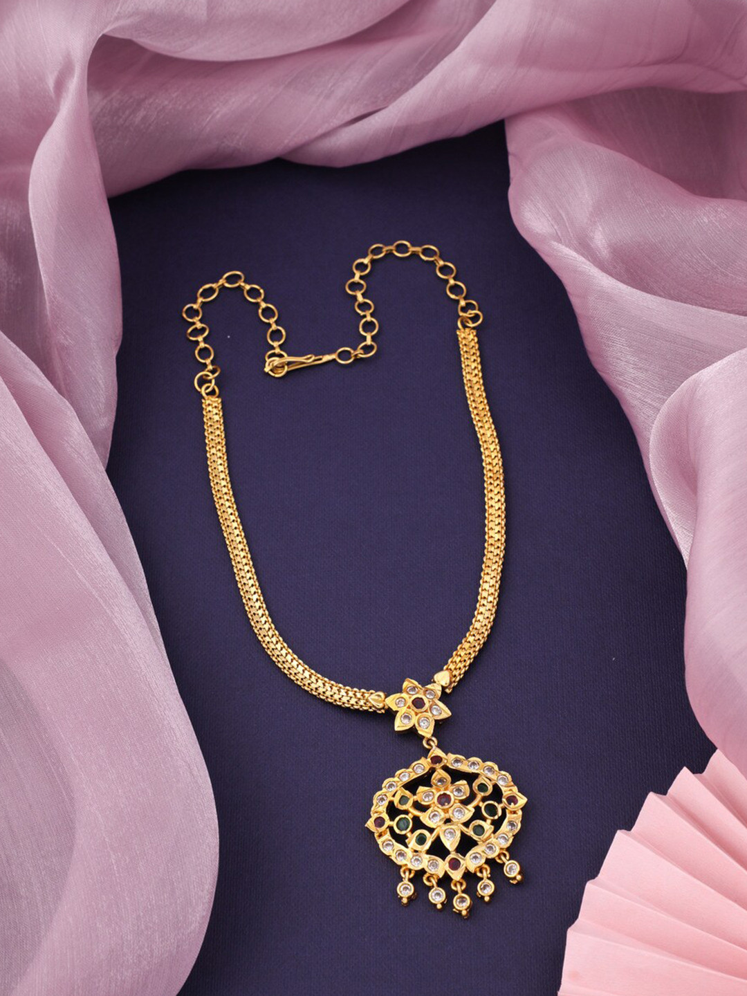 

ROFARWORD Gold-Plated Choker Necklace