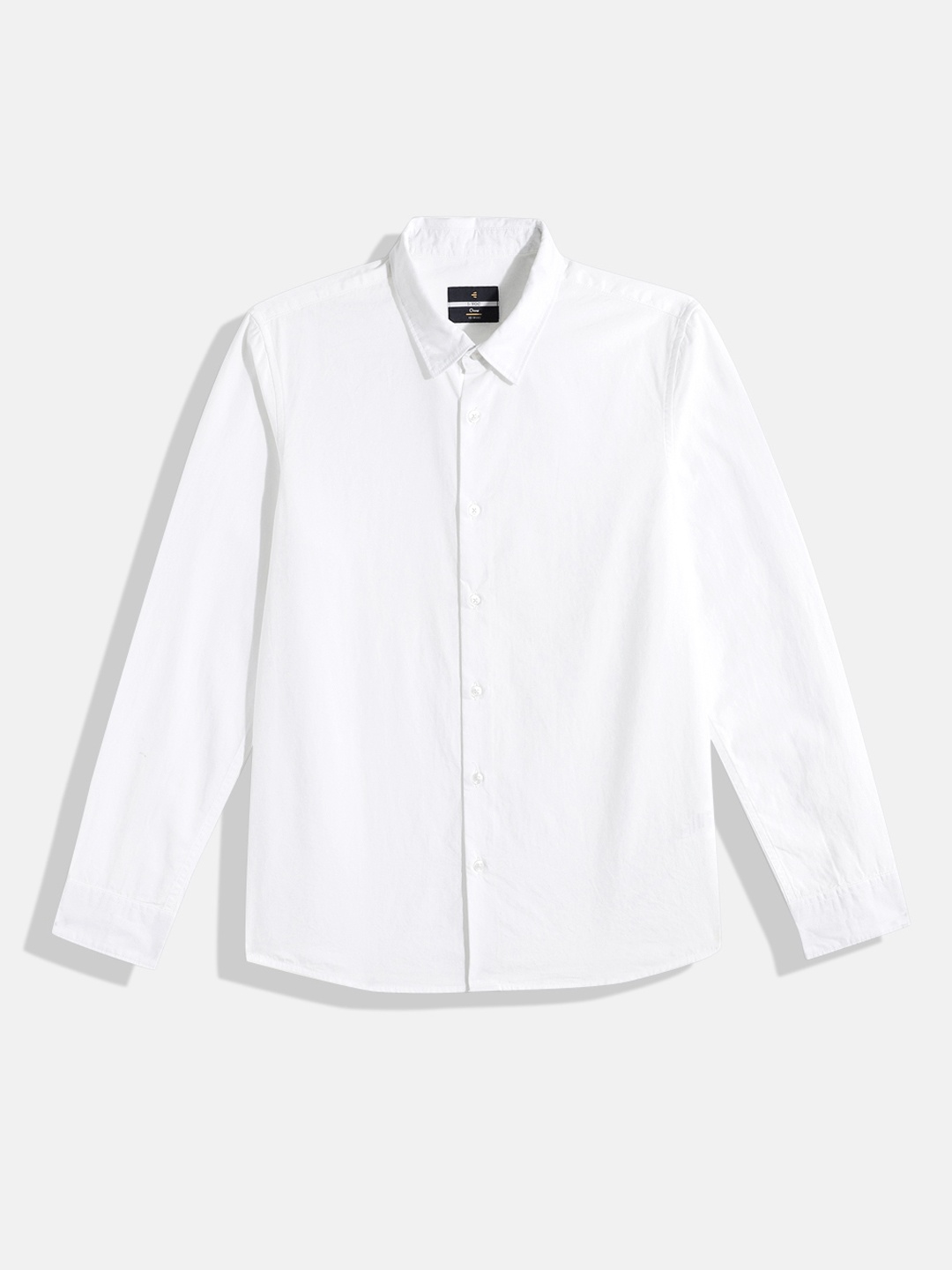 

IVOC Boys Slim Fit Pure Cotton Casual Shirt, White