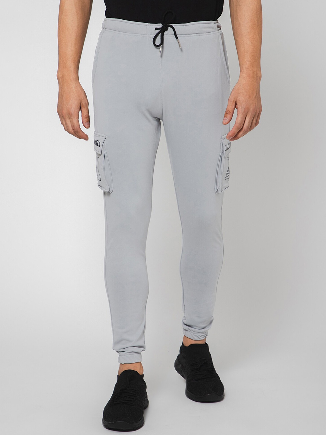 

JACKDANZA Men Regular Fit Joggers, Grey