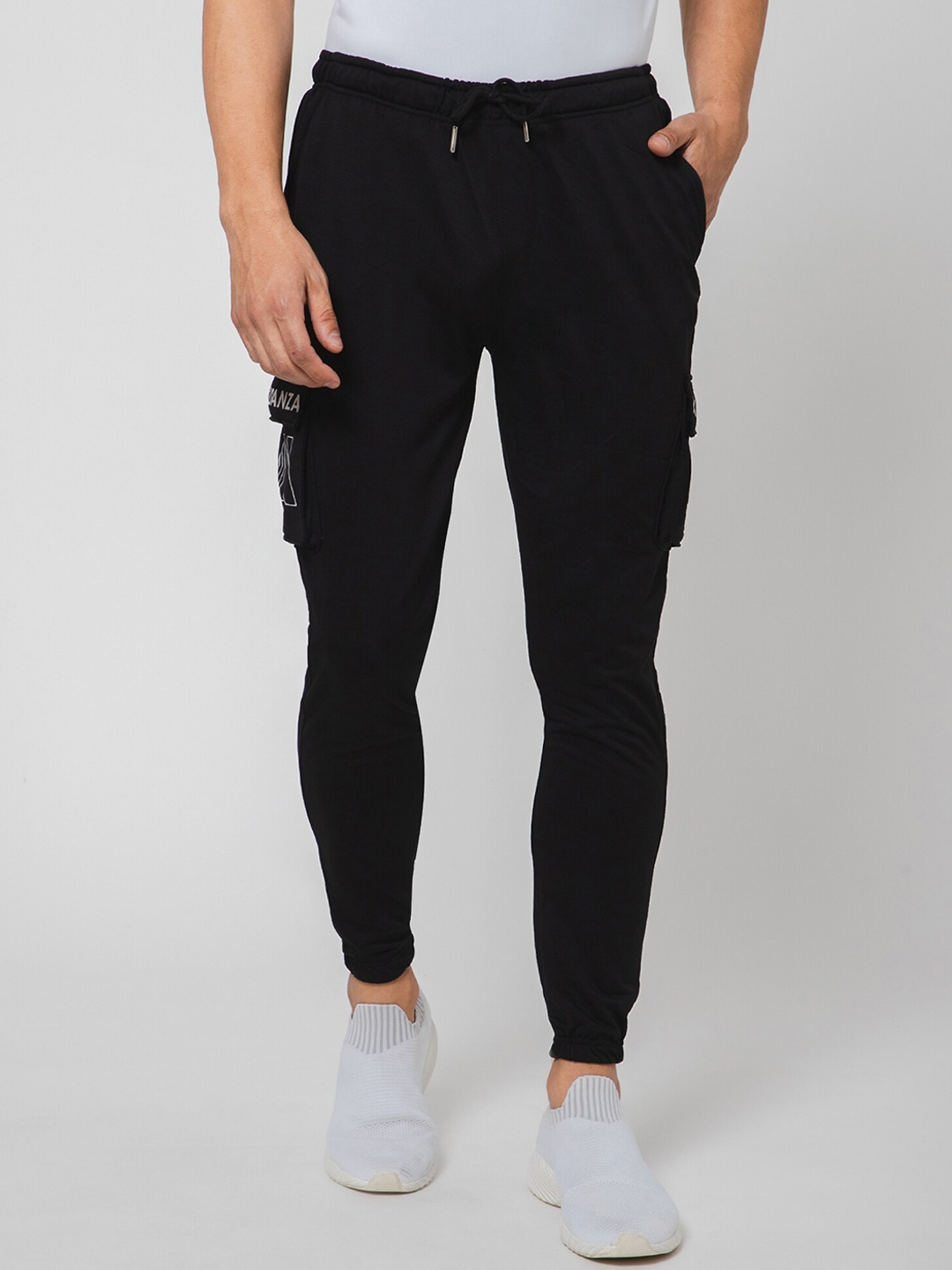 

JACKDANZA Men Regular Fit Joggers, Black