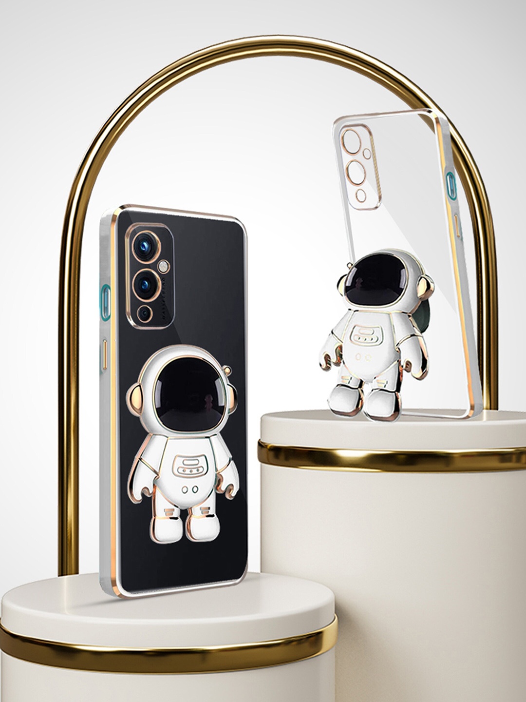 

Karwan Astronaut Holster Stand OnePlus 6T Polycarbonate Phone Back Case, White