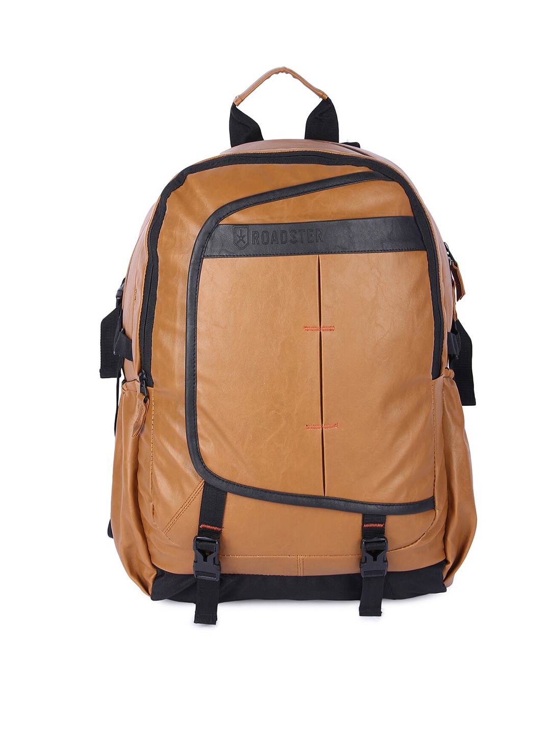 

The Roadster Lifestyle Co. Reflective Strip Backpack with Rain Cover, Tan