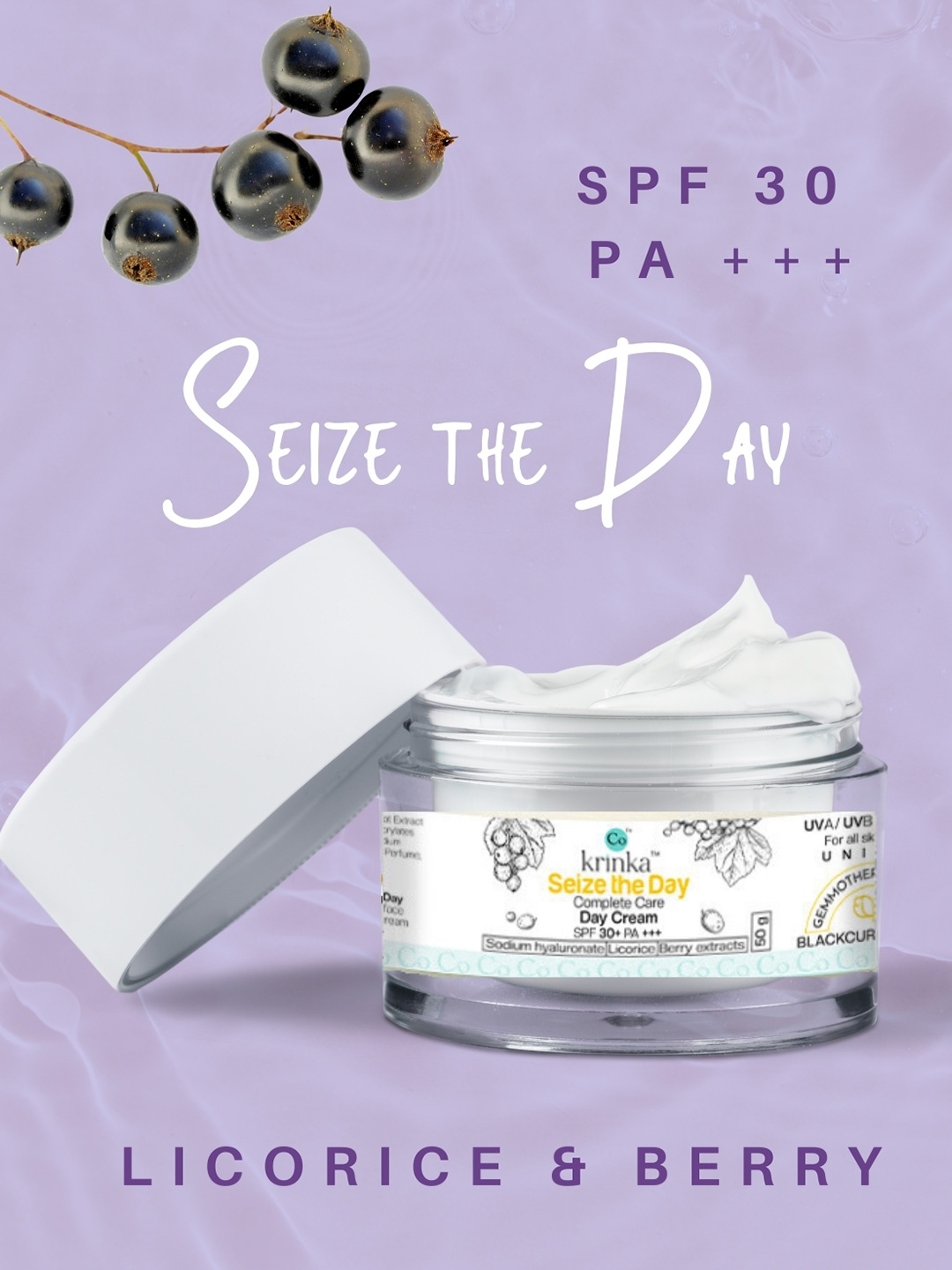 

The Co Being Seize The Day Complete Care Day Cream SPF 30++ PA+++ - 50g, White