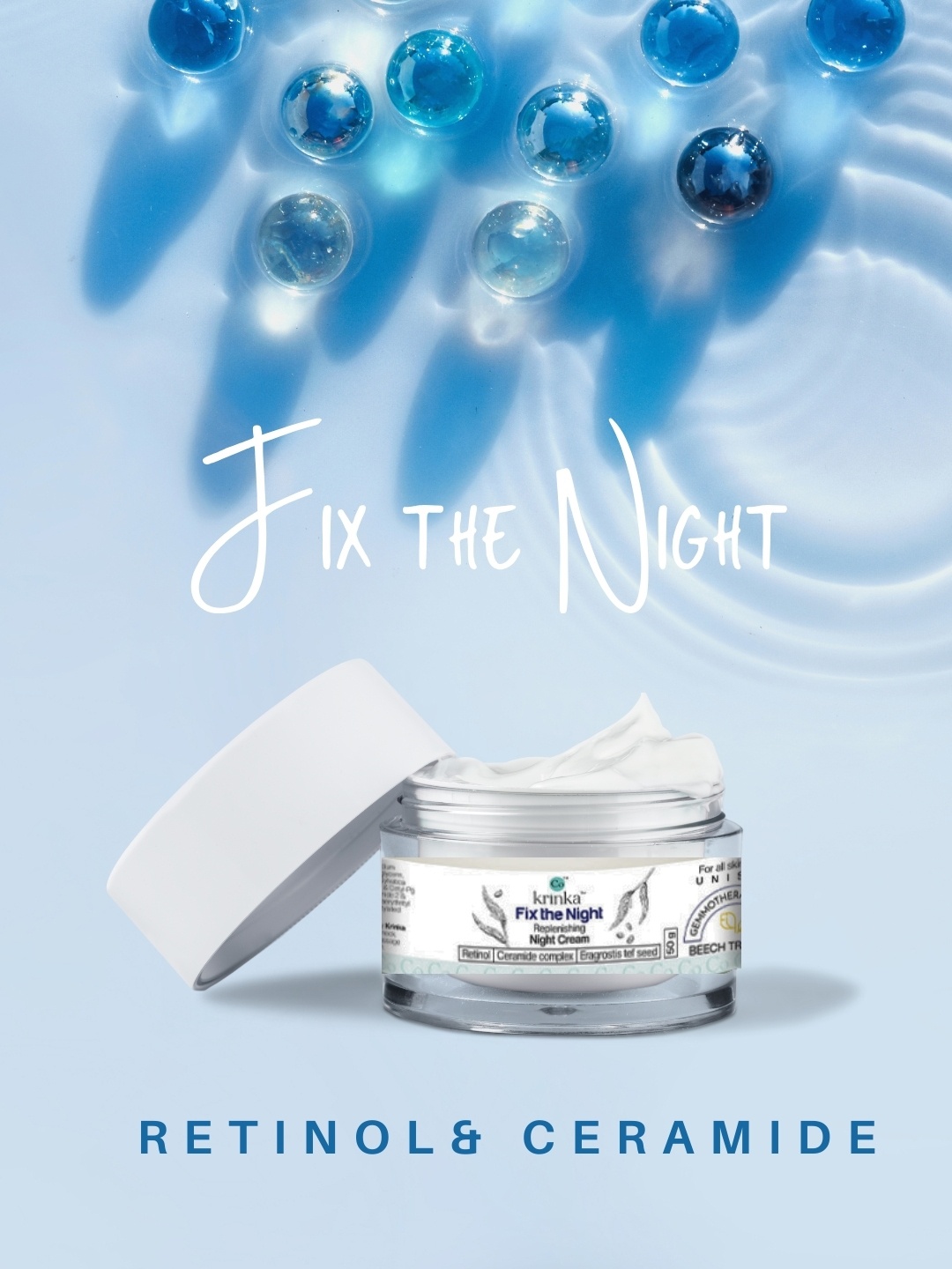 

The Co Being Fix The Night Replenishing Night Cream with Beech Tree Bud - 50g, White
