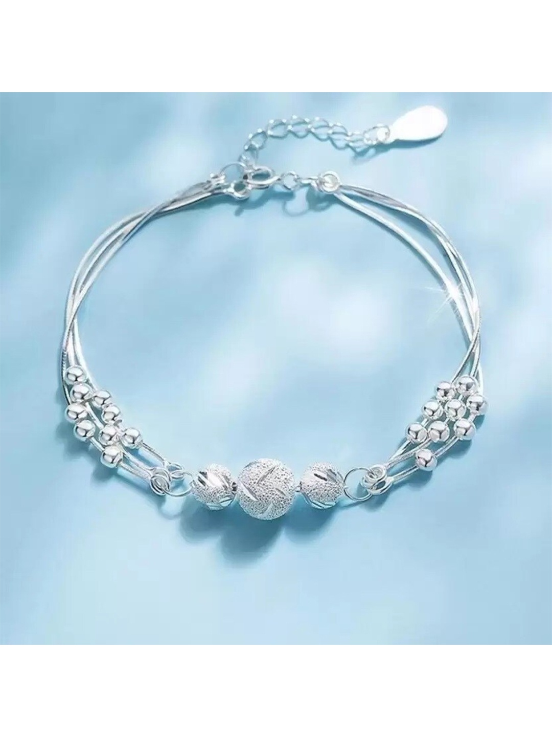 

MYKI Silver-Plated Charm Bracelet