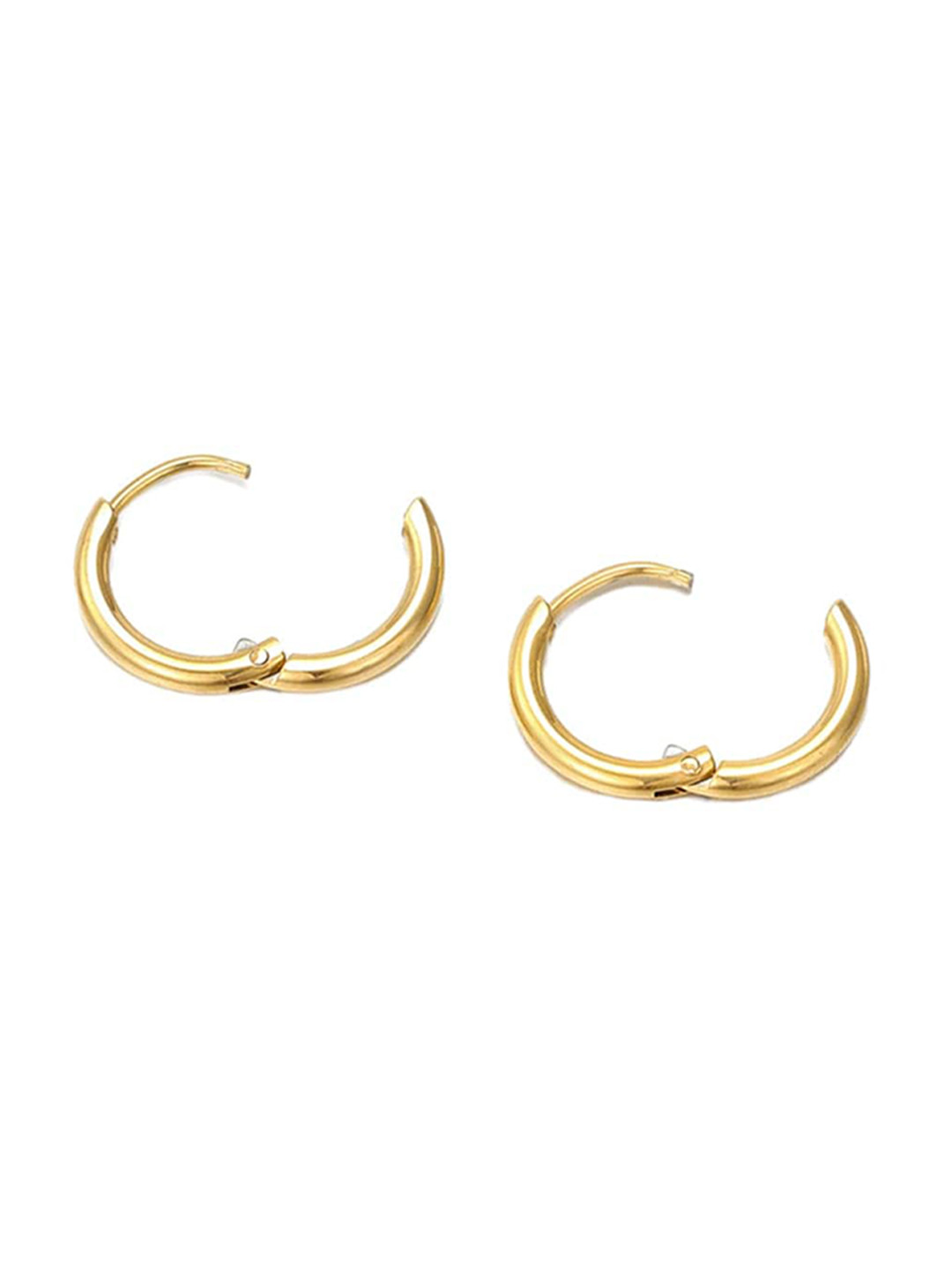 

PALMONAS 18 KT Gold-Plated Contemporary Hoop Earrings